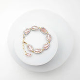 Regal Pearl Drop Bracelet