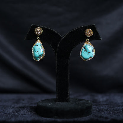 Turquoise Danglers