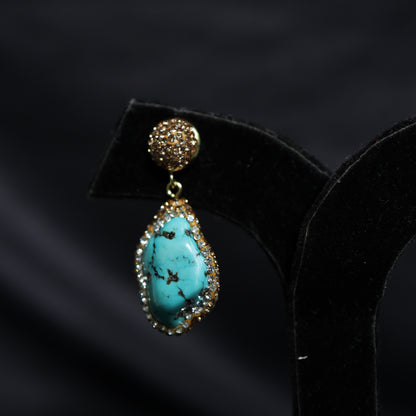 Turquoise Danglers