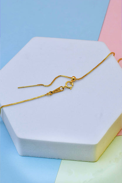 18K Gold Plated Spring and Needle Lock