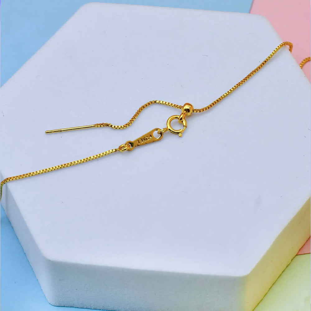 18K Gold Plated Spring and Needle Lock