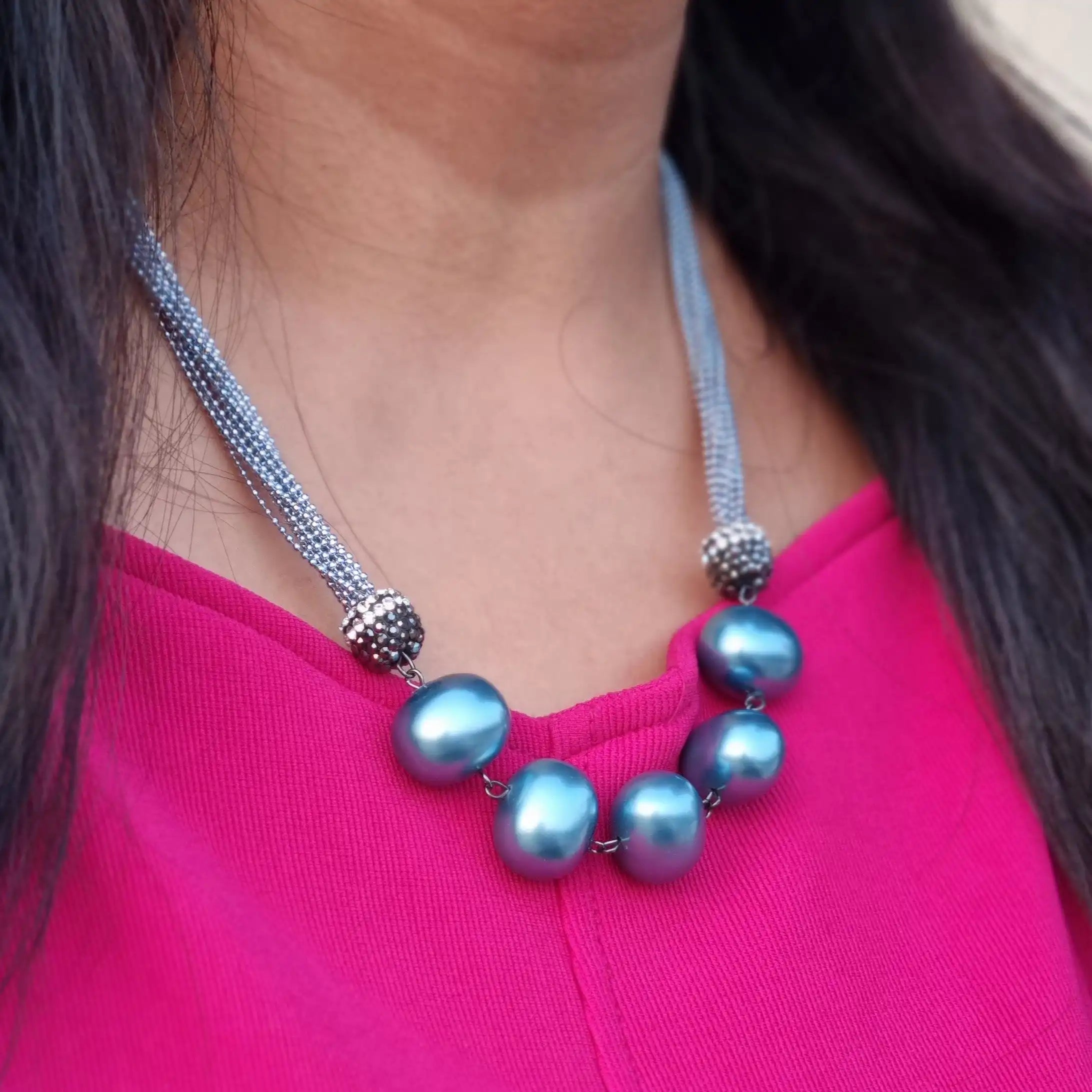 5 Pearl Italian Chain Set