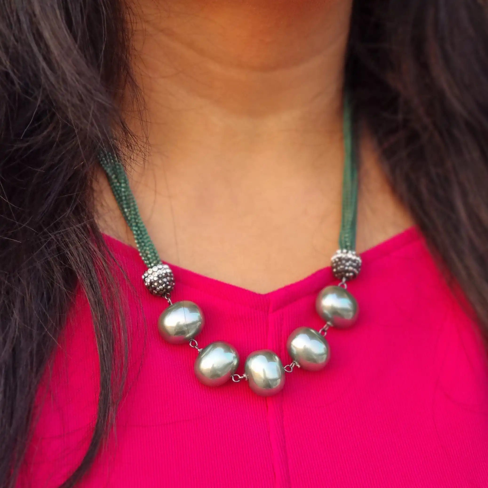 5 Pearl Italian Chain Set