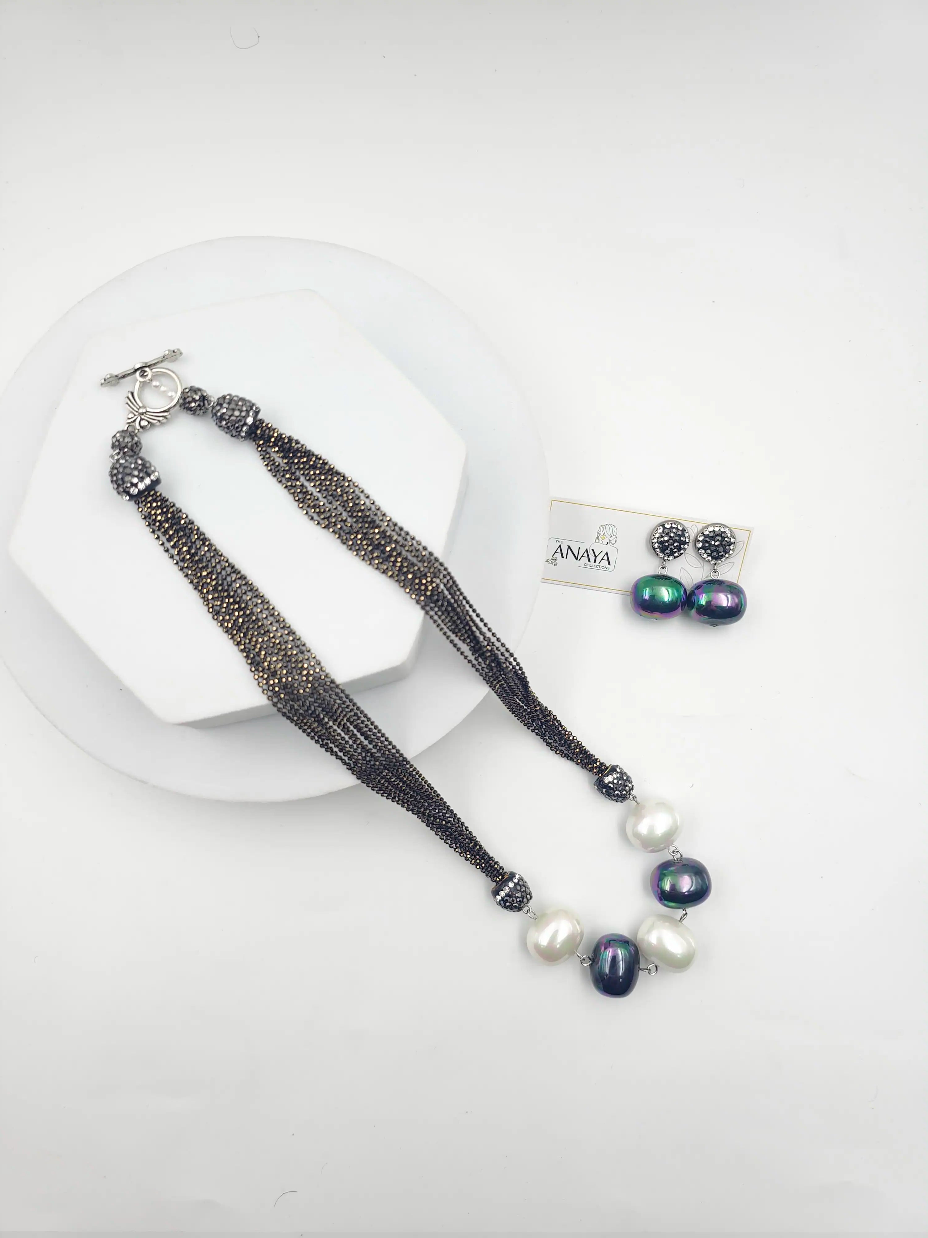 5 Pearl Italian Chain Set