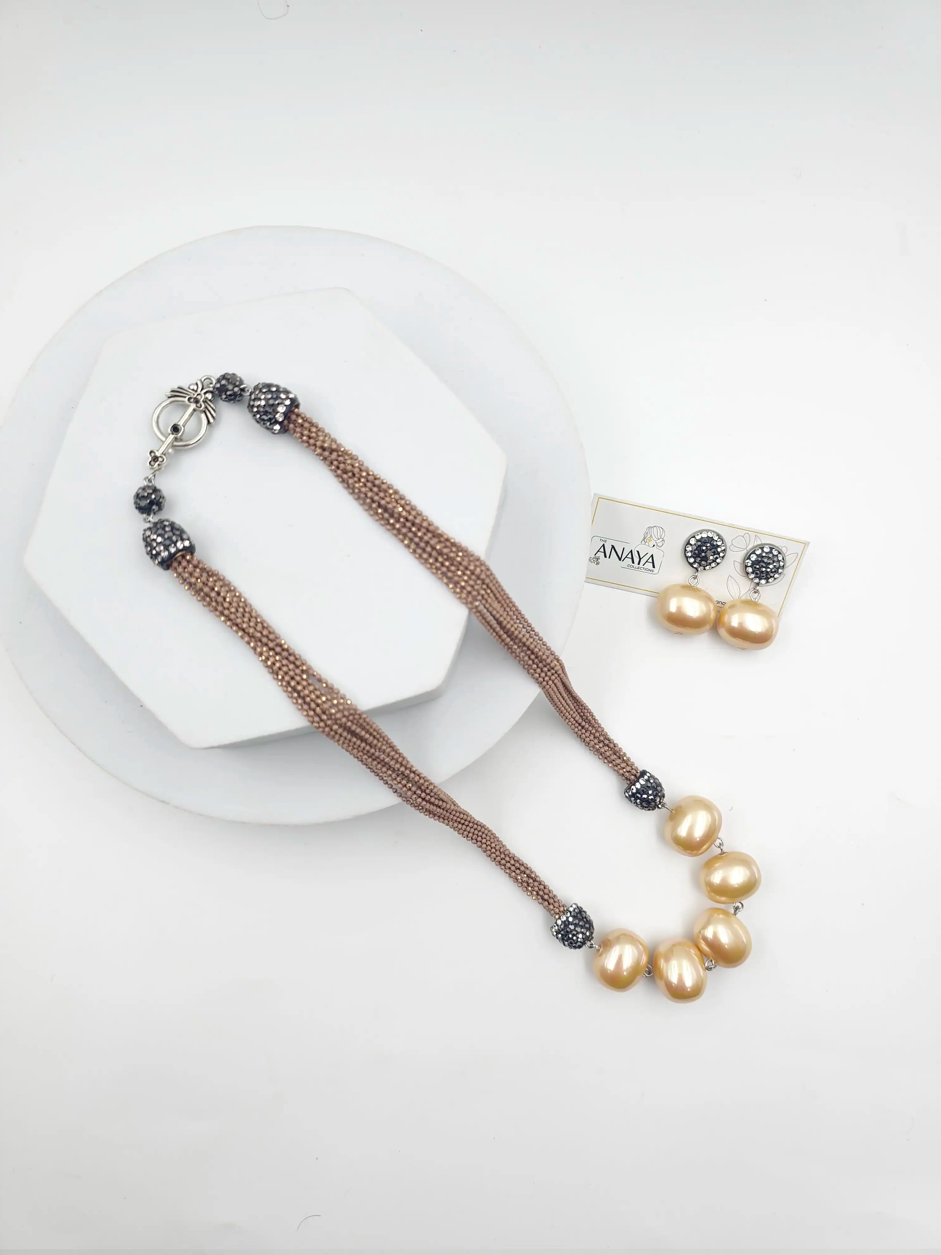 5 Pearl Italian Chain Set