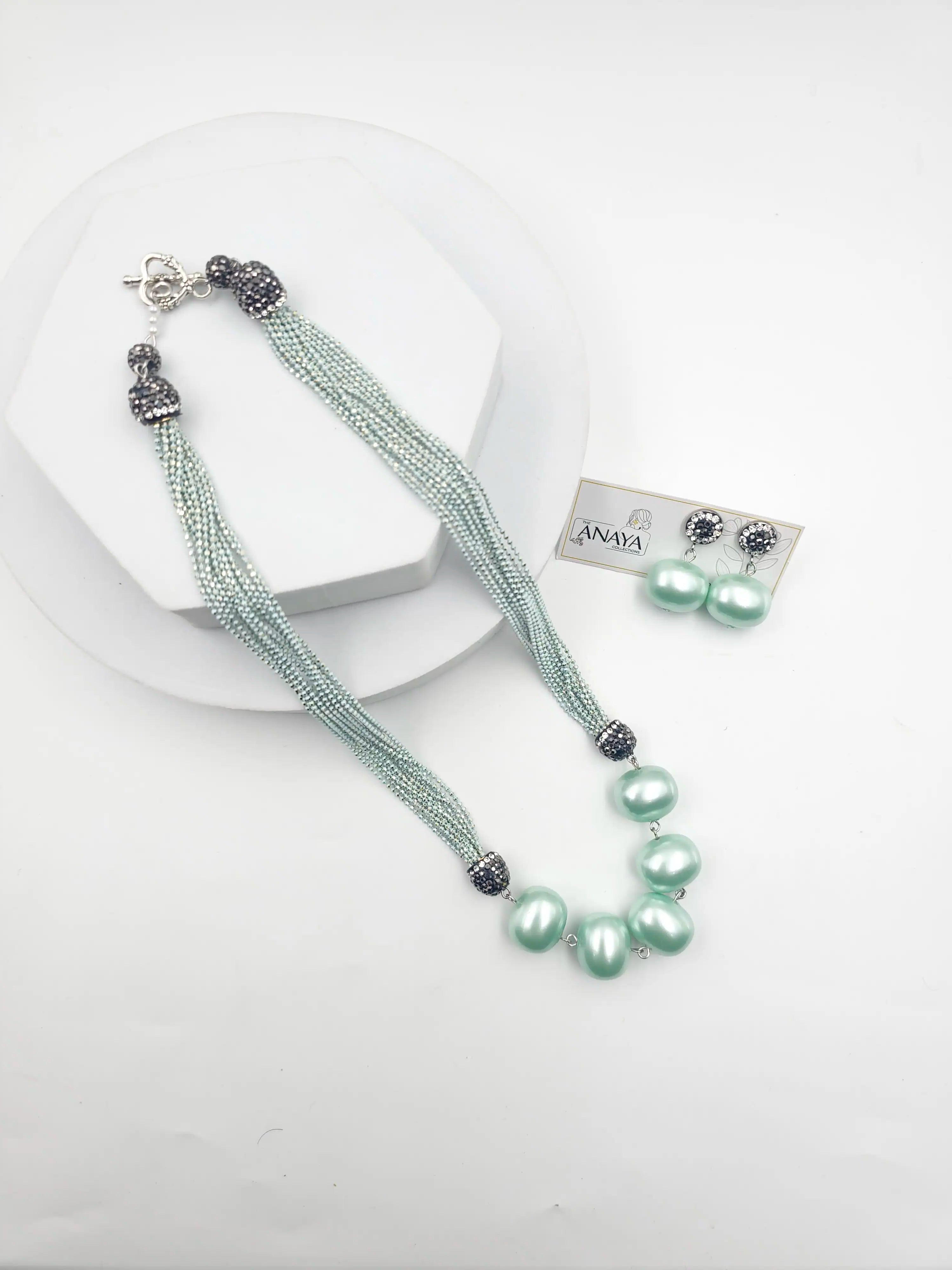 5 Pearl Italian Chain Set