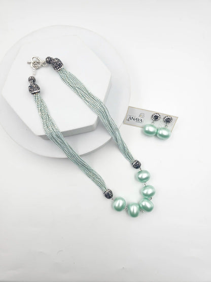 5 Pearl Italian Chain Set