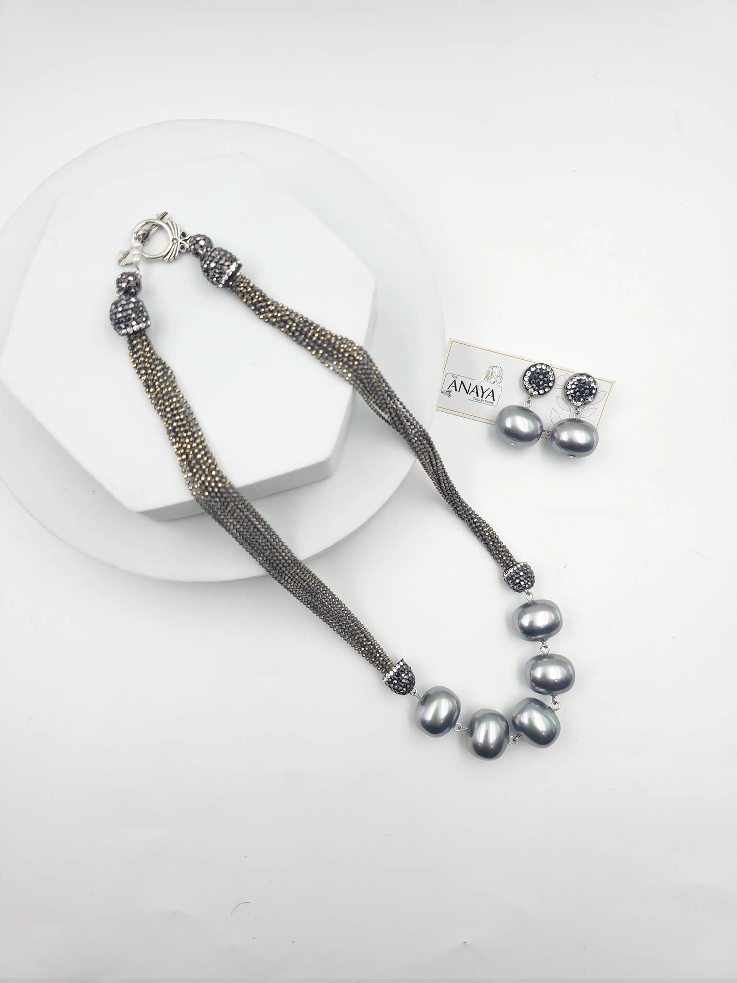 5 Pearl Italian Chain Set