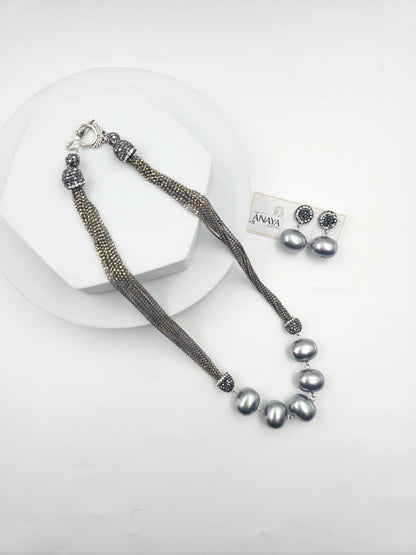 5 Pearl Italian Chain Set