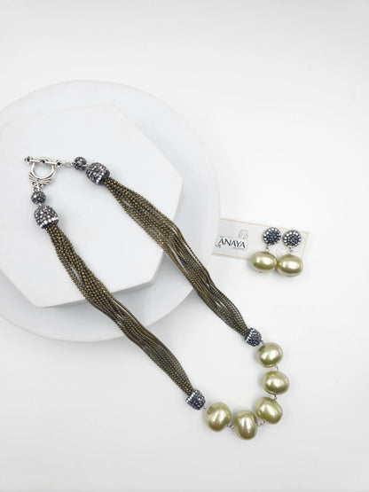 5 Pearl Italian Chain Set