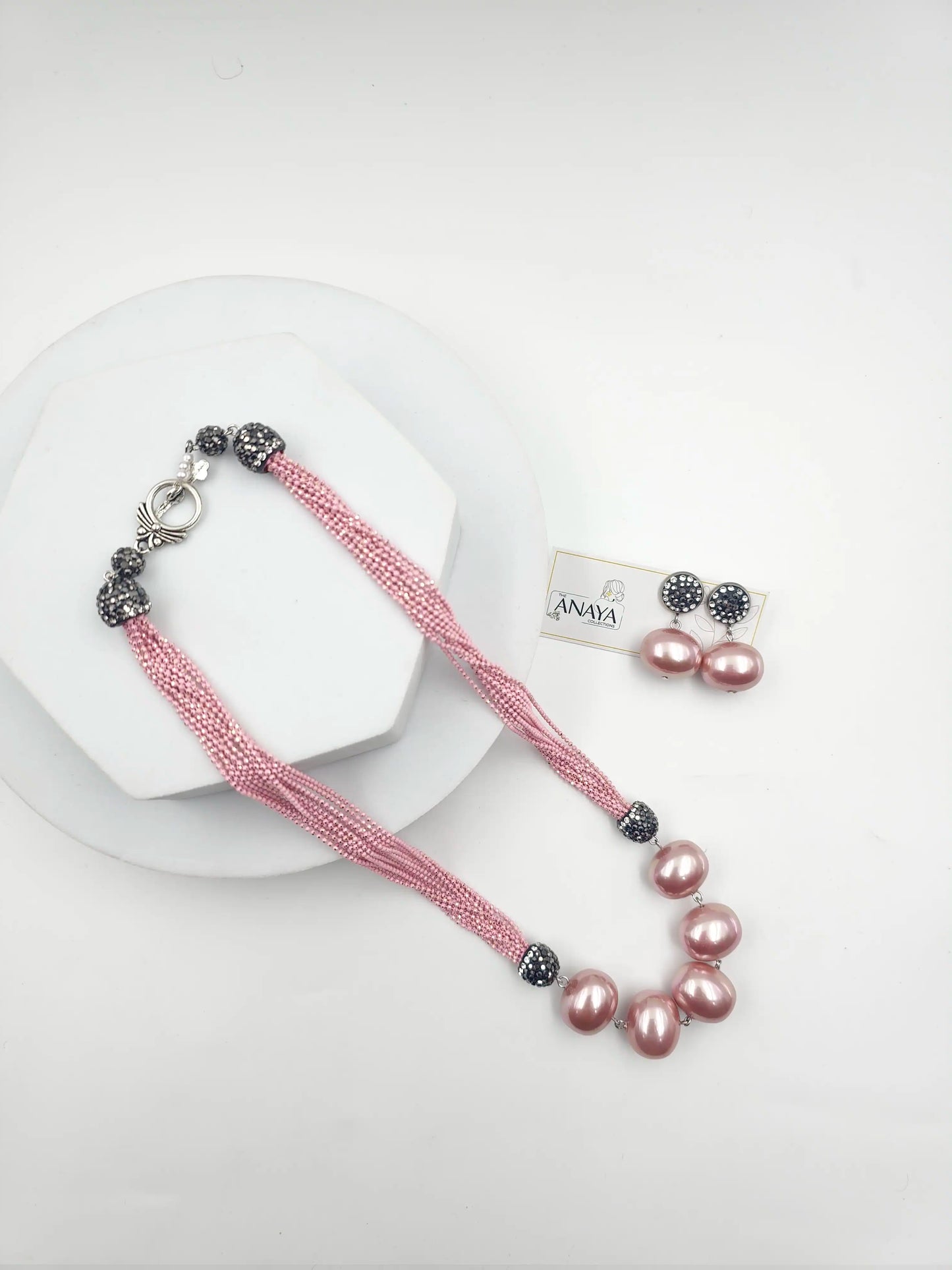 5 Pearl Italian Chain Set