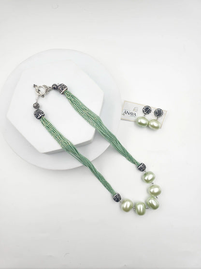 5 Pearl Italian Chain Set