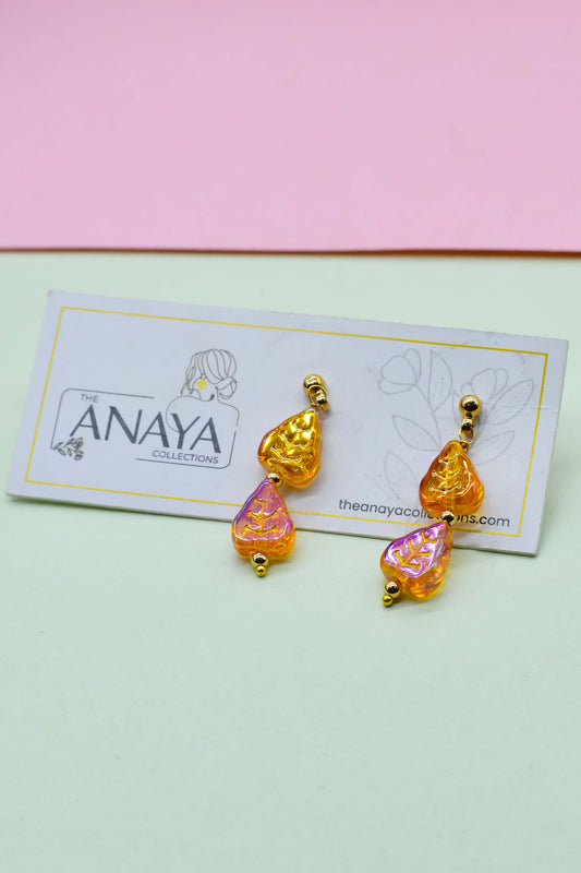 Autumn Leaf Dainty Earrings