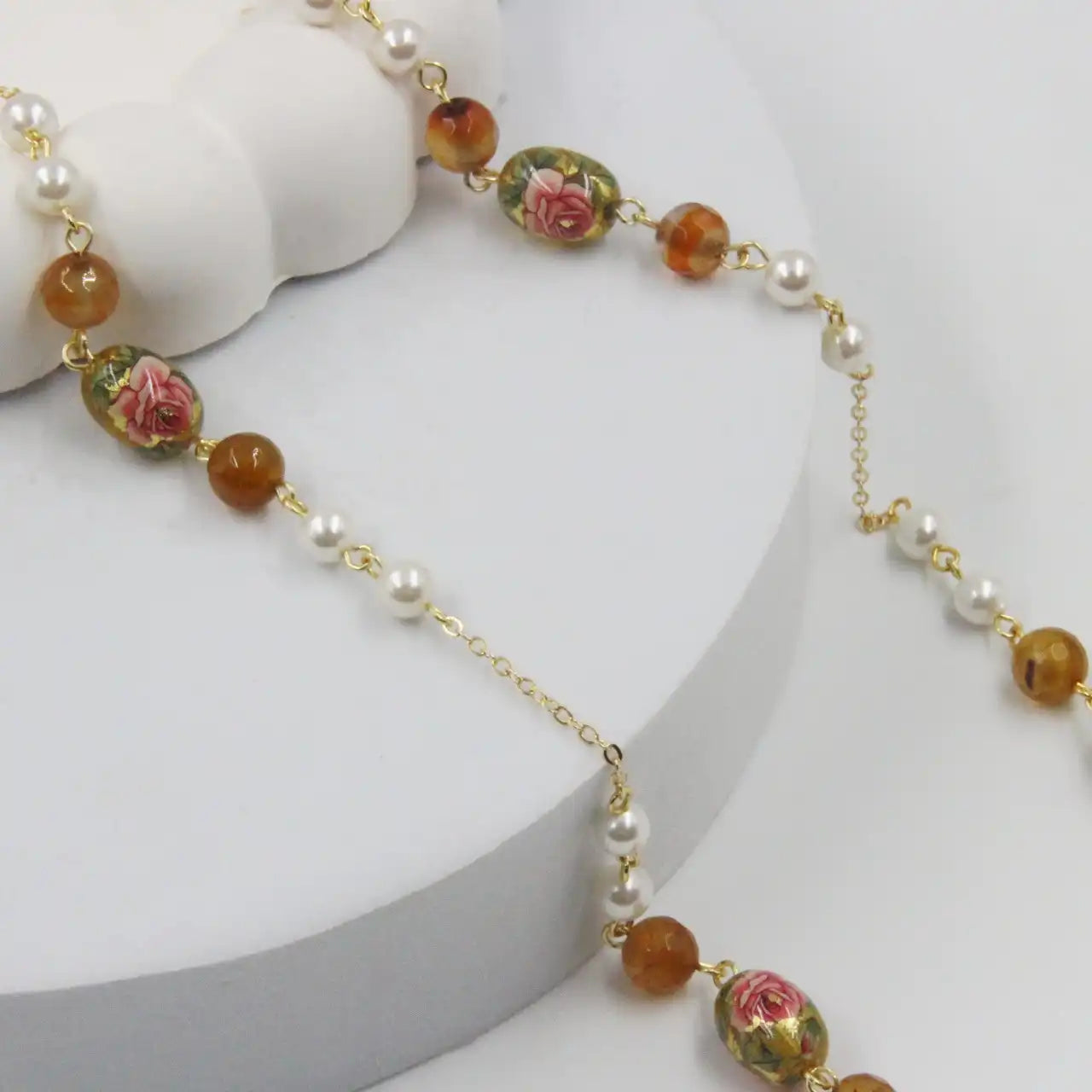 Blooming Floral Pearl Set