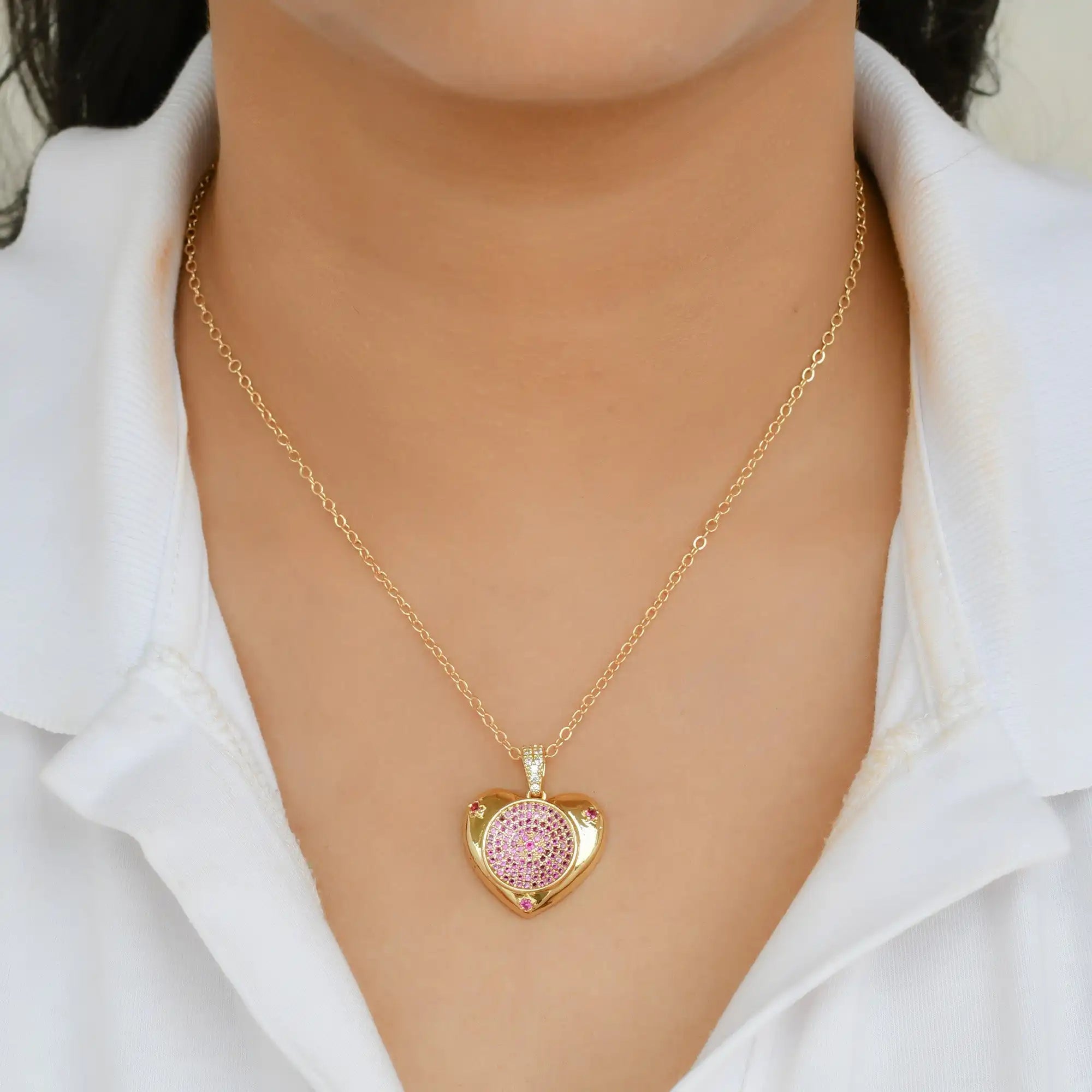 Alice Heart Pendant Chain