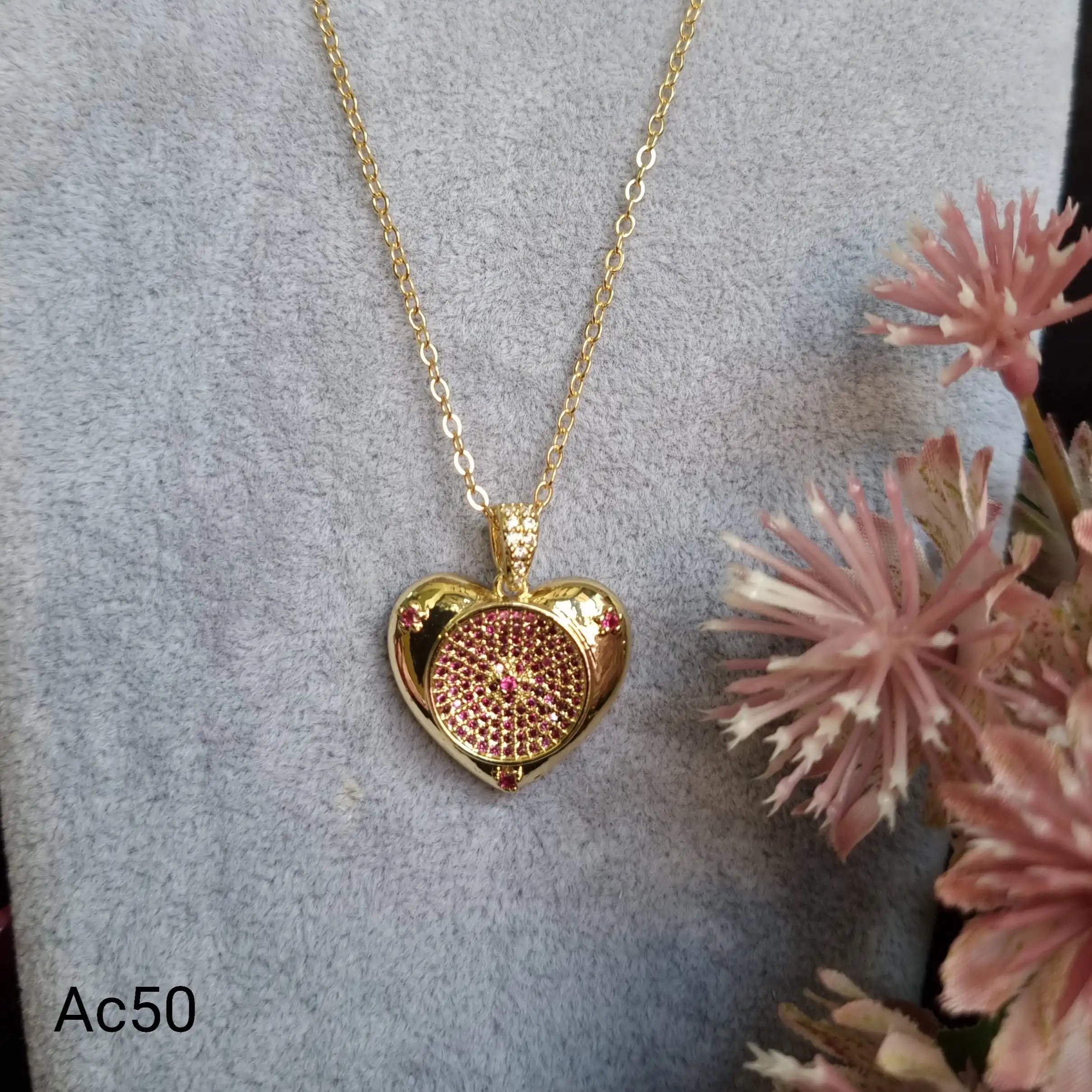 Alice Heart Pendant Chain