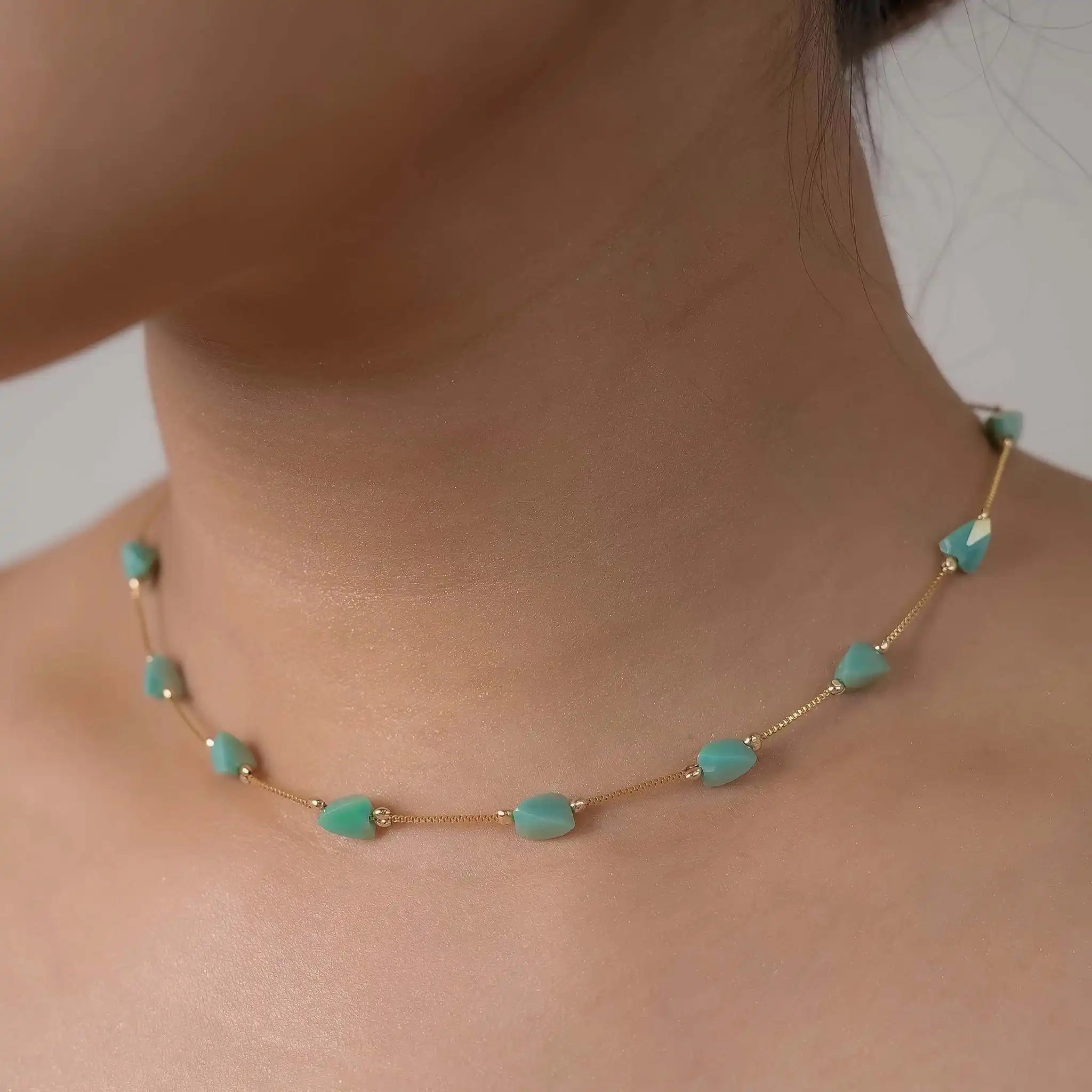 Almond Dainty Necklace