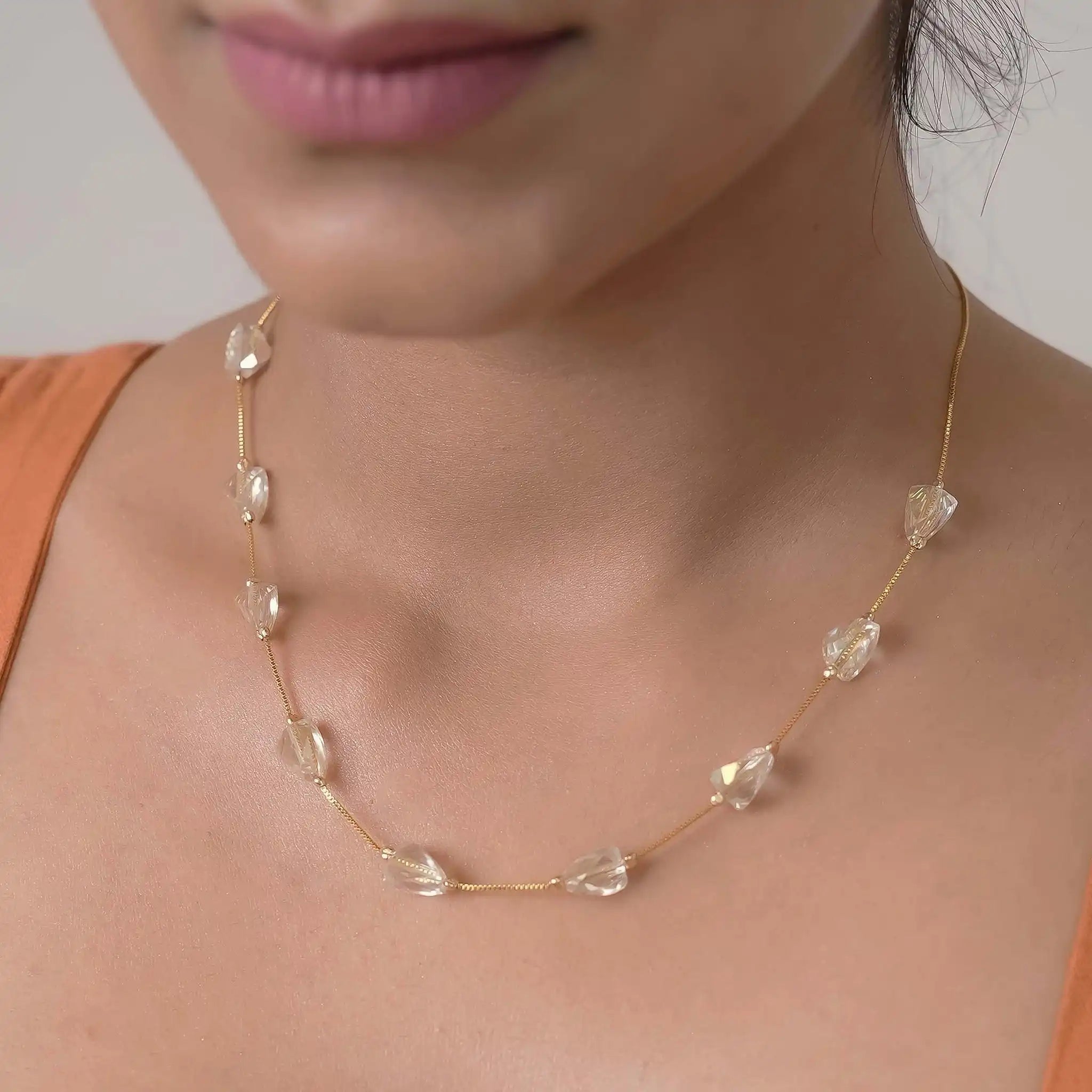 Almond Dainty Necklace