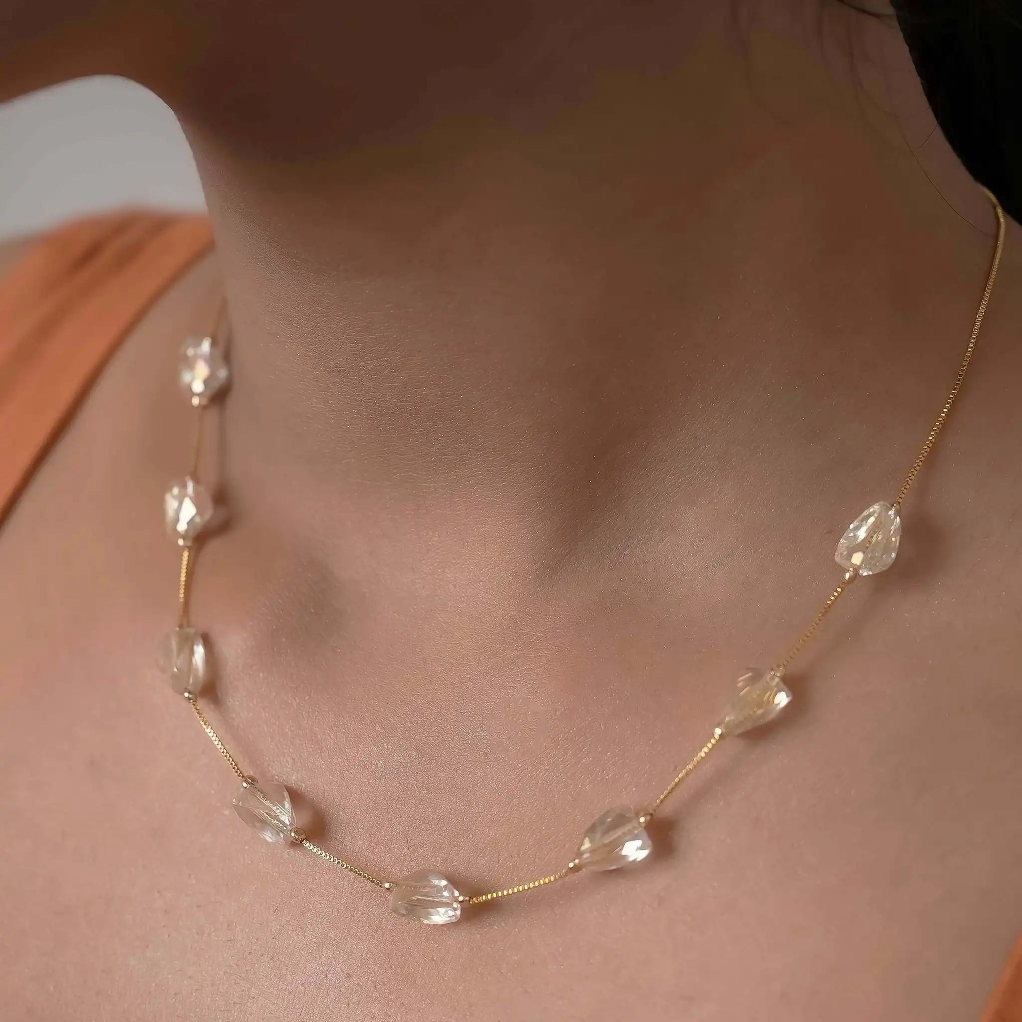 Almond Dainty Necklace