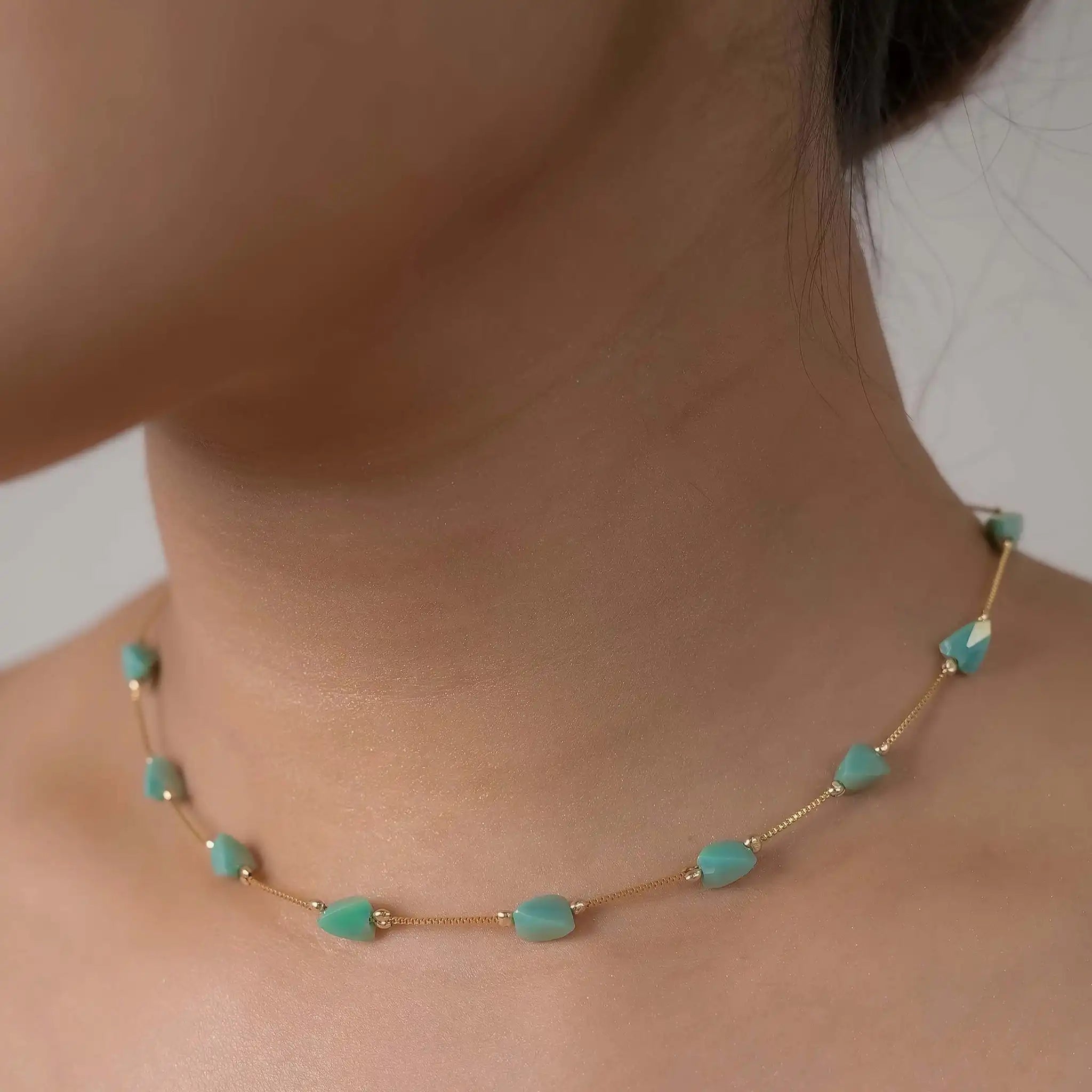 Almond Dainty Necklace