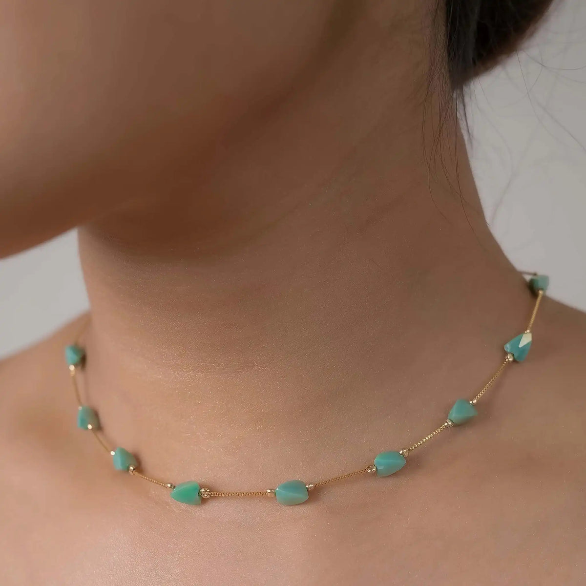 Almond Dainty Necklace