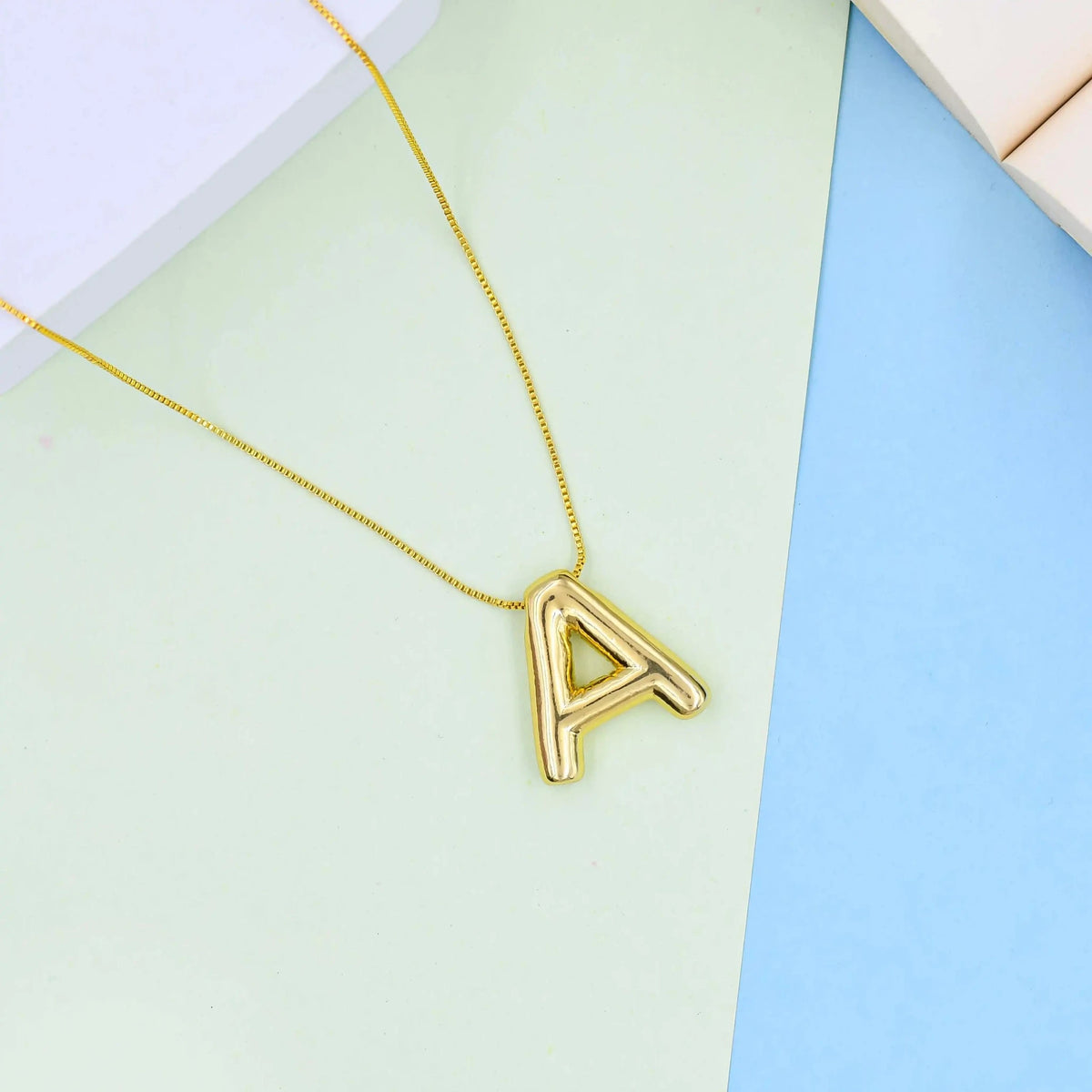 Big Alphabet Pendant Chain