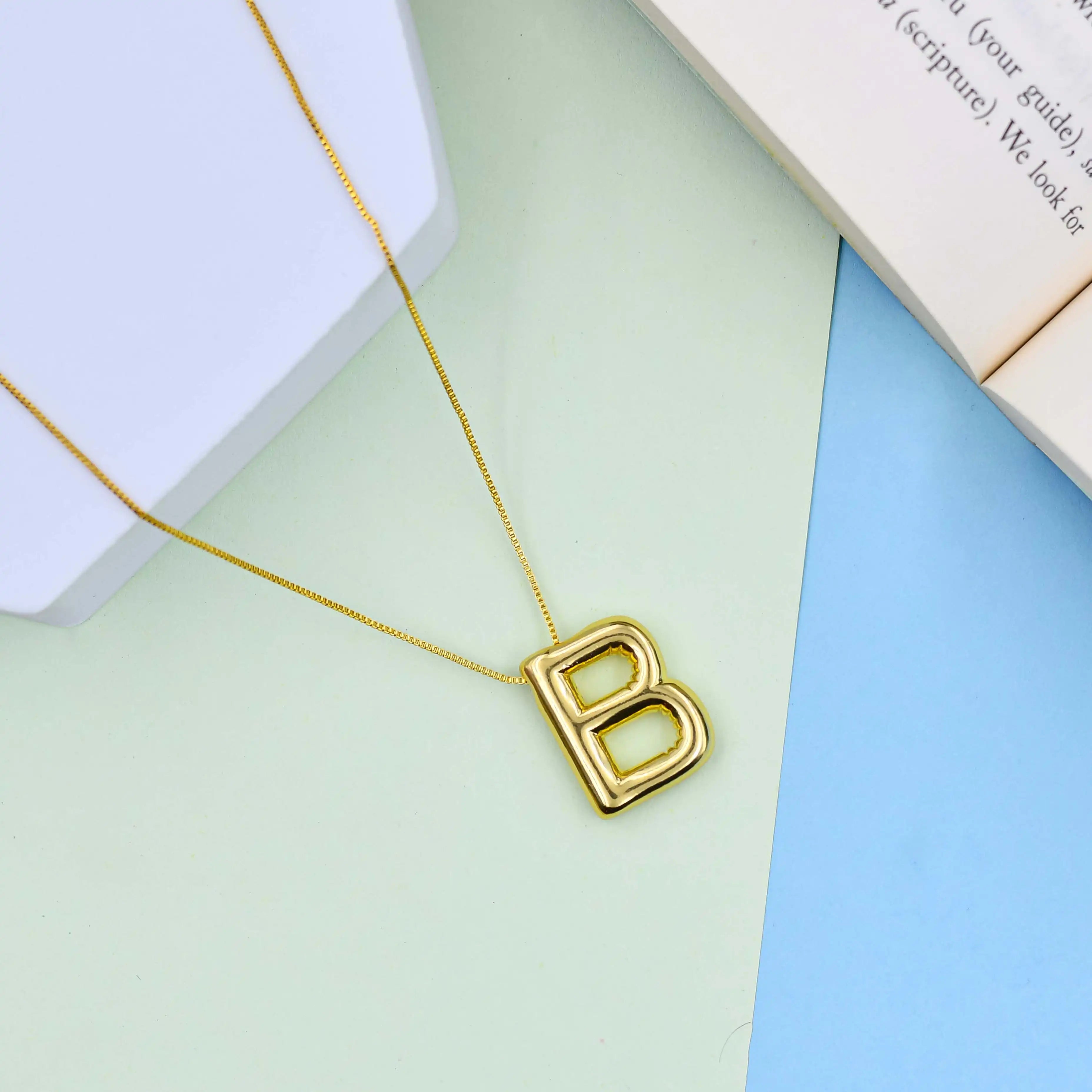 Big Alphabet Pendant Chain