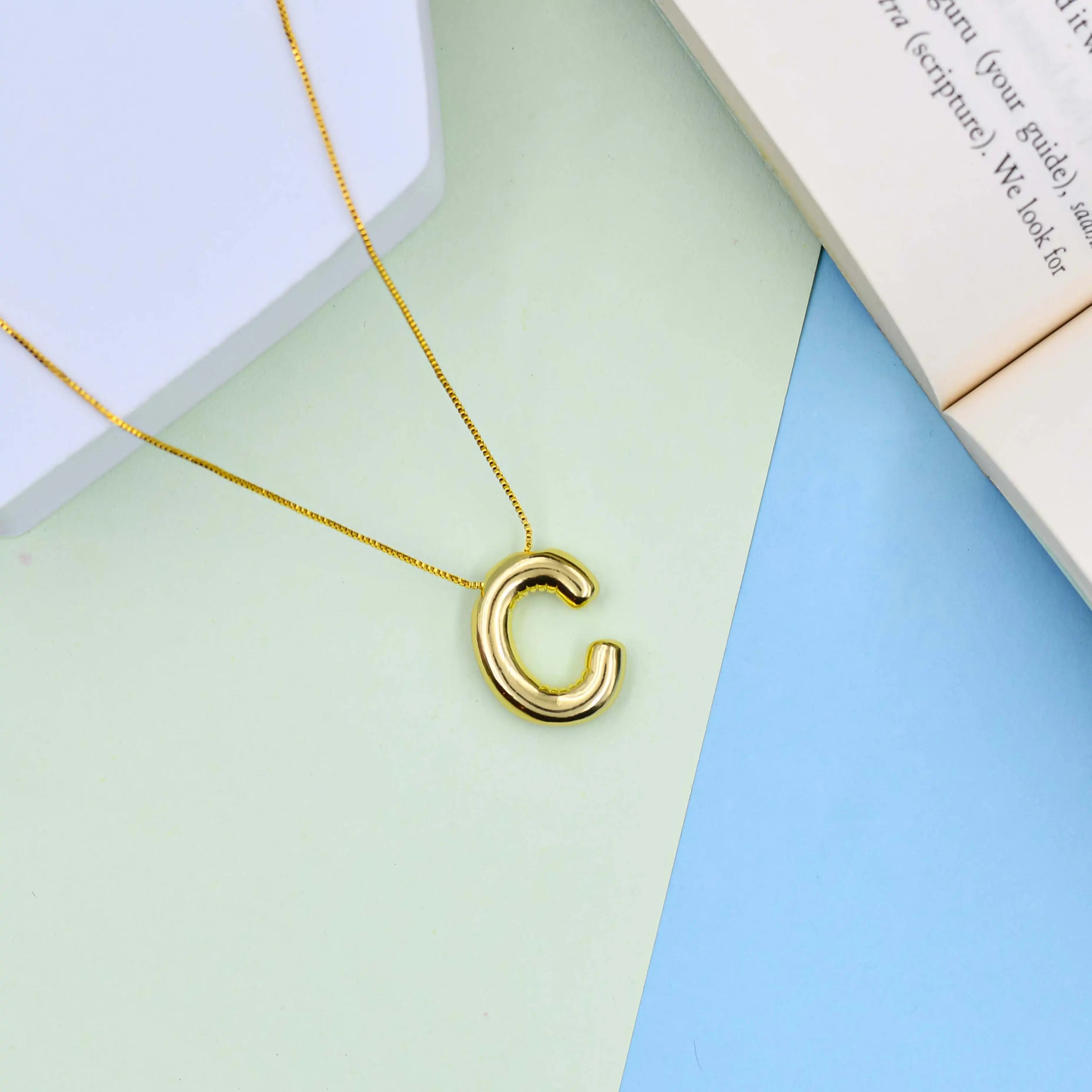 Big Alphabet Pendant Chain