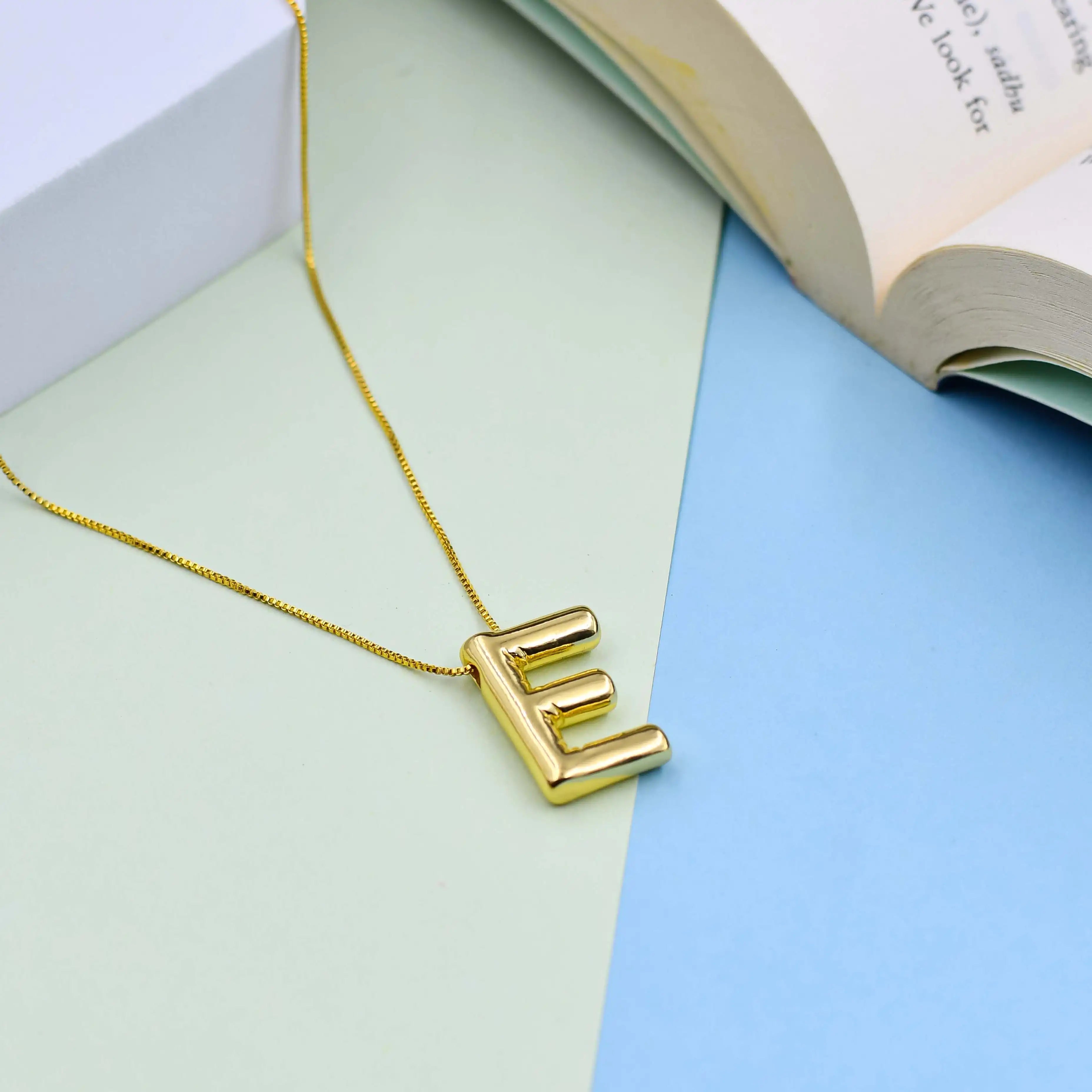 Big Alphabet Pendant Chain