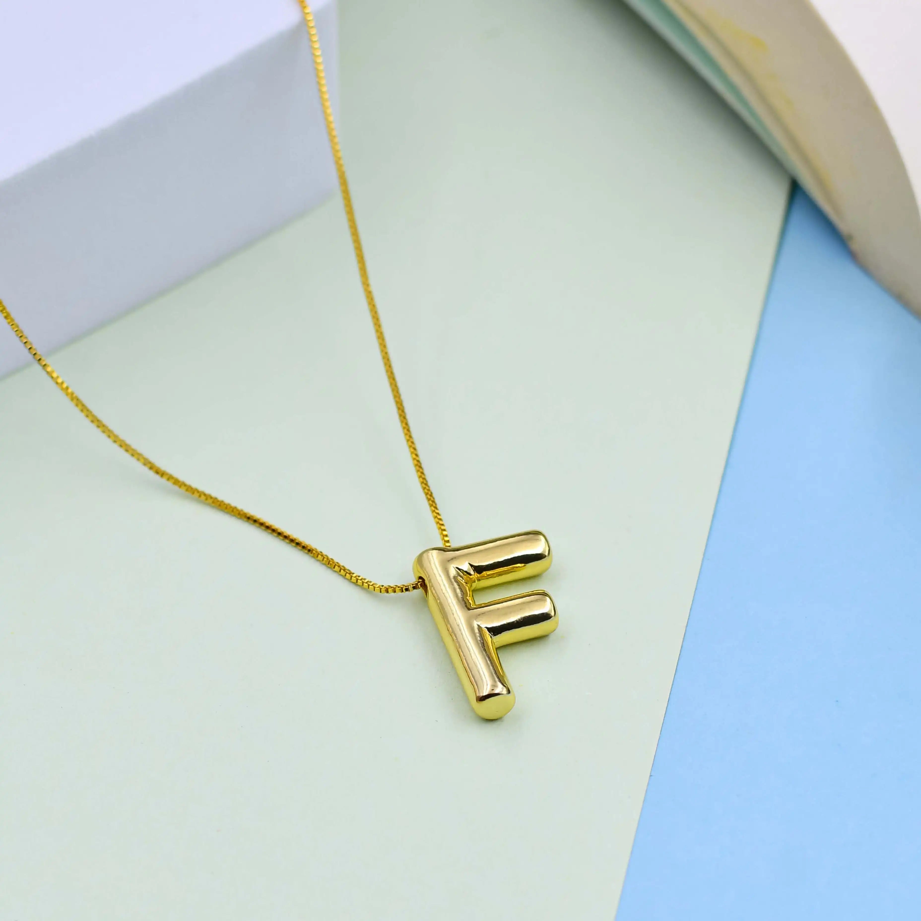 Big Alphabet Pendant Chain