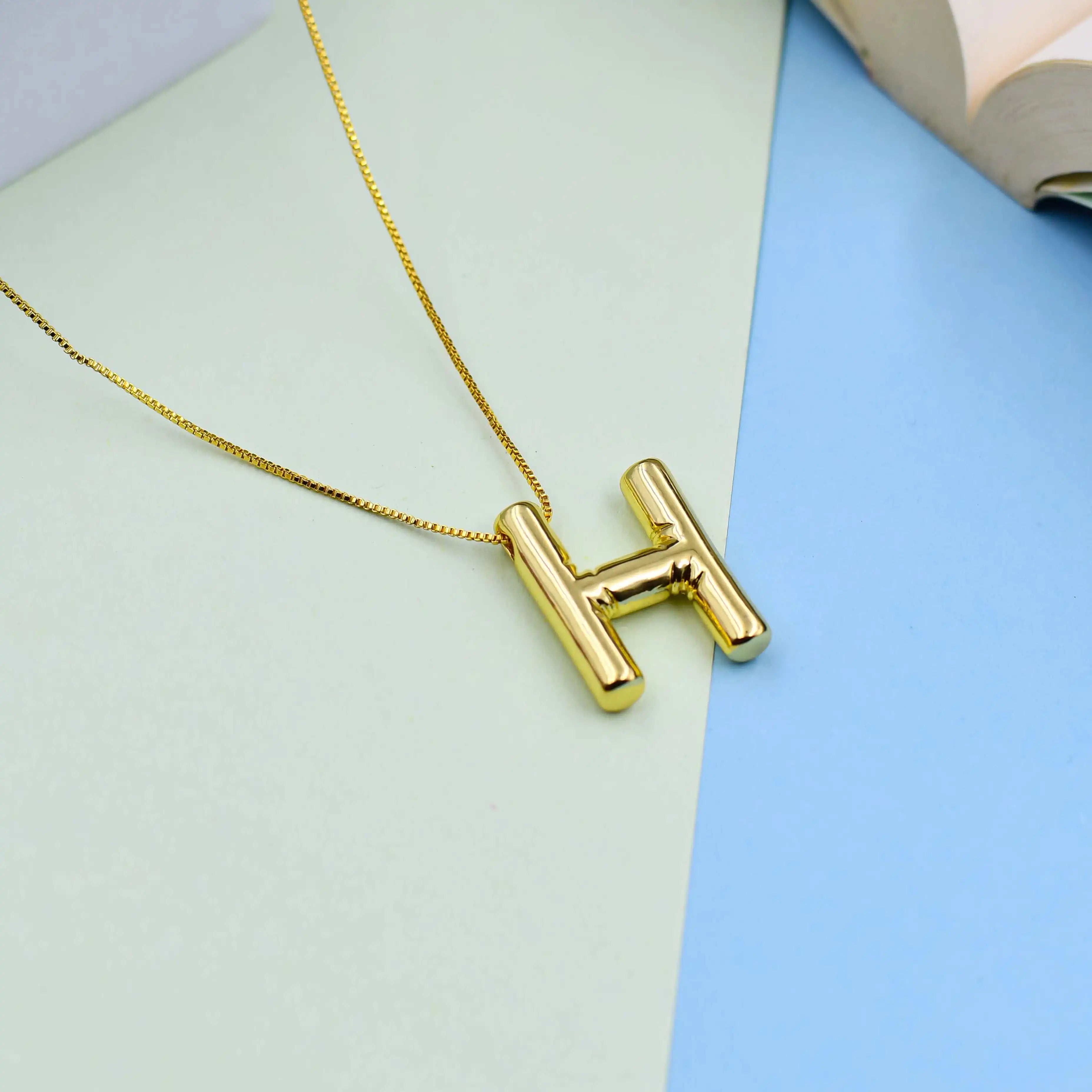 Big Alphabet Pendant Chain