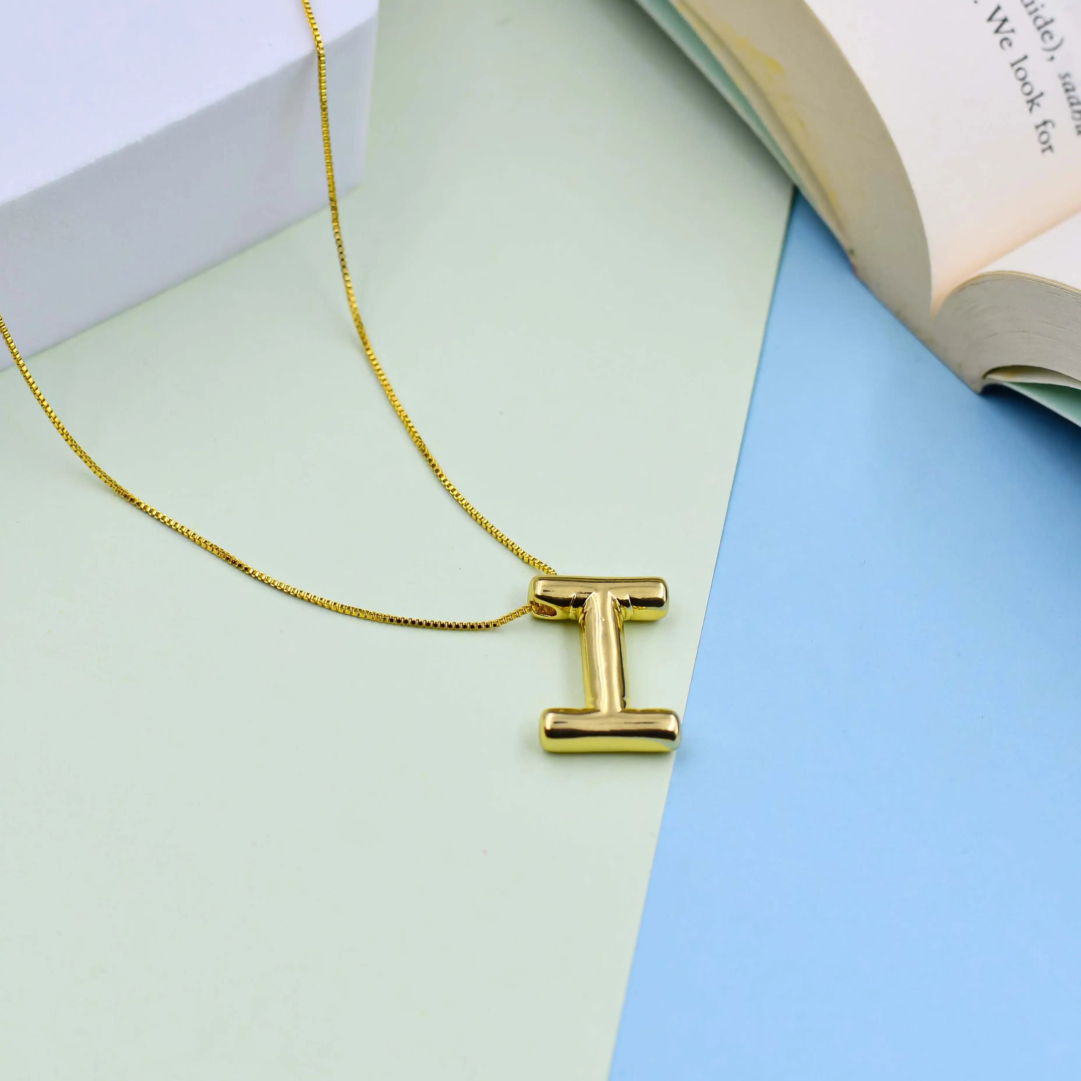 Big Alphabet Pendant Chain