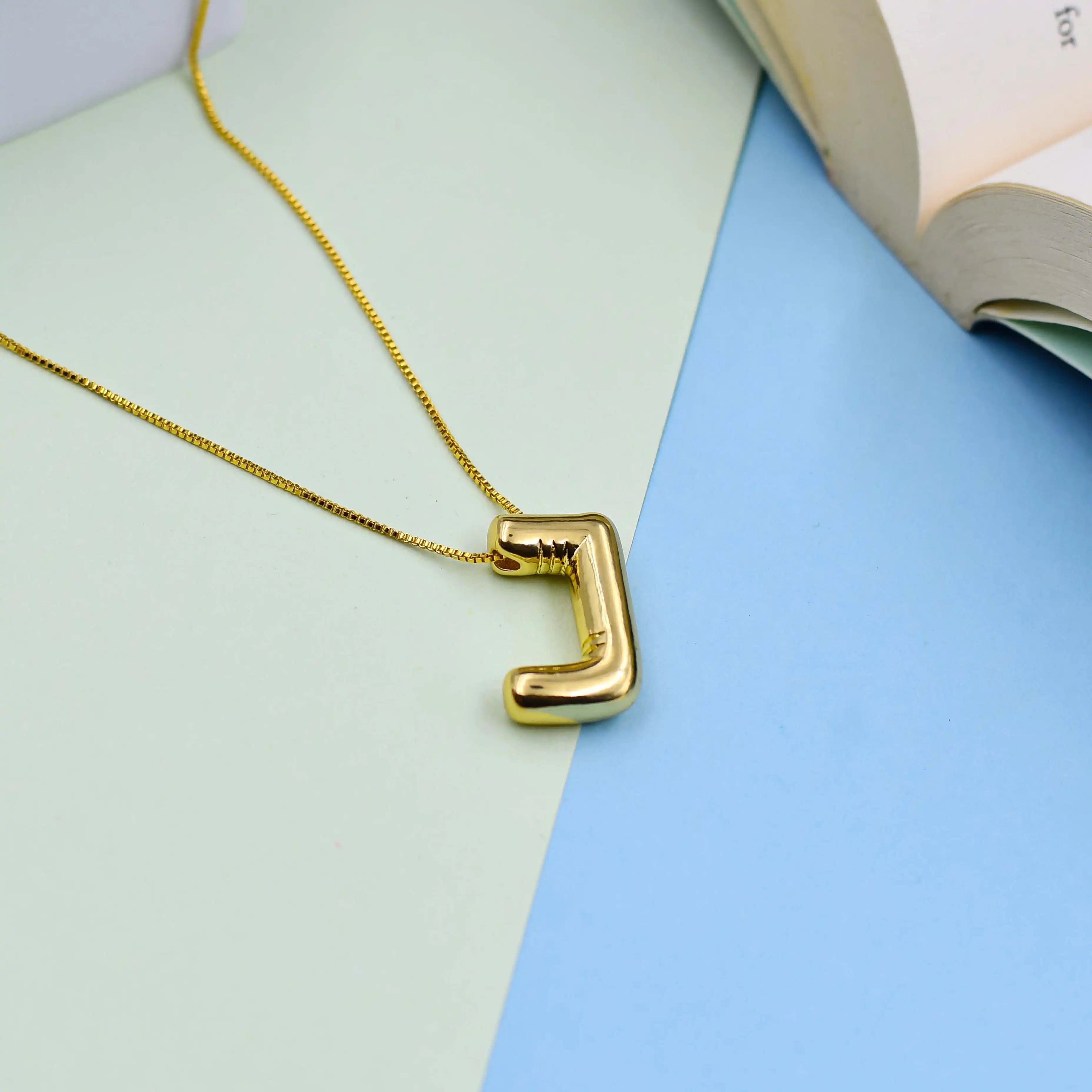 Big Alphabet Pendant Chain