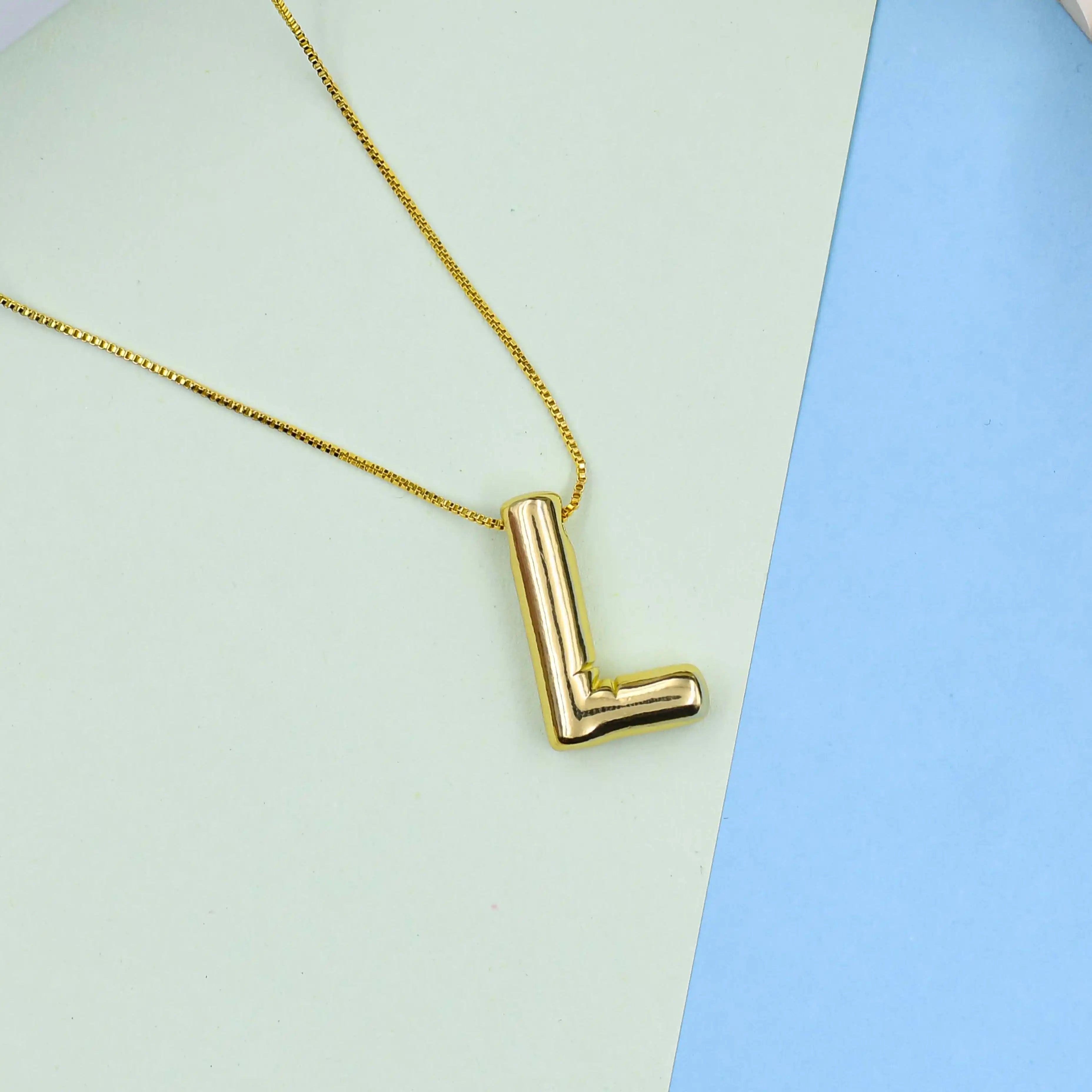 Big Alphabet Pendant Chain