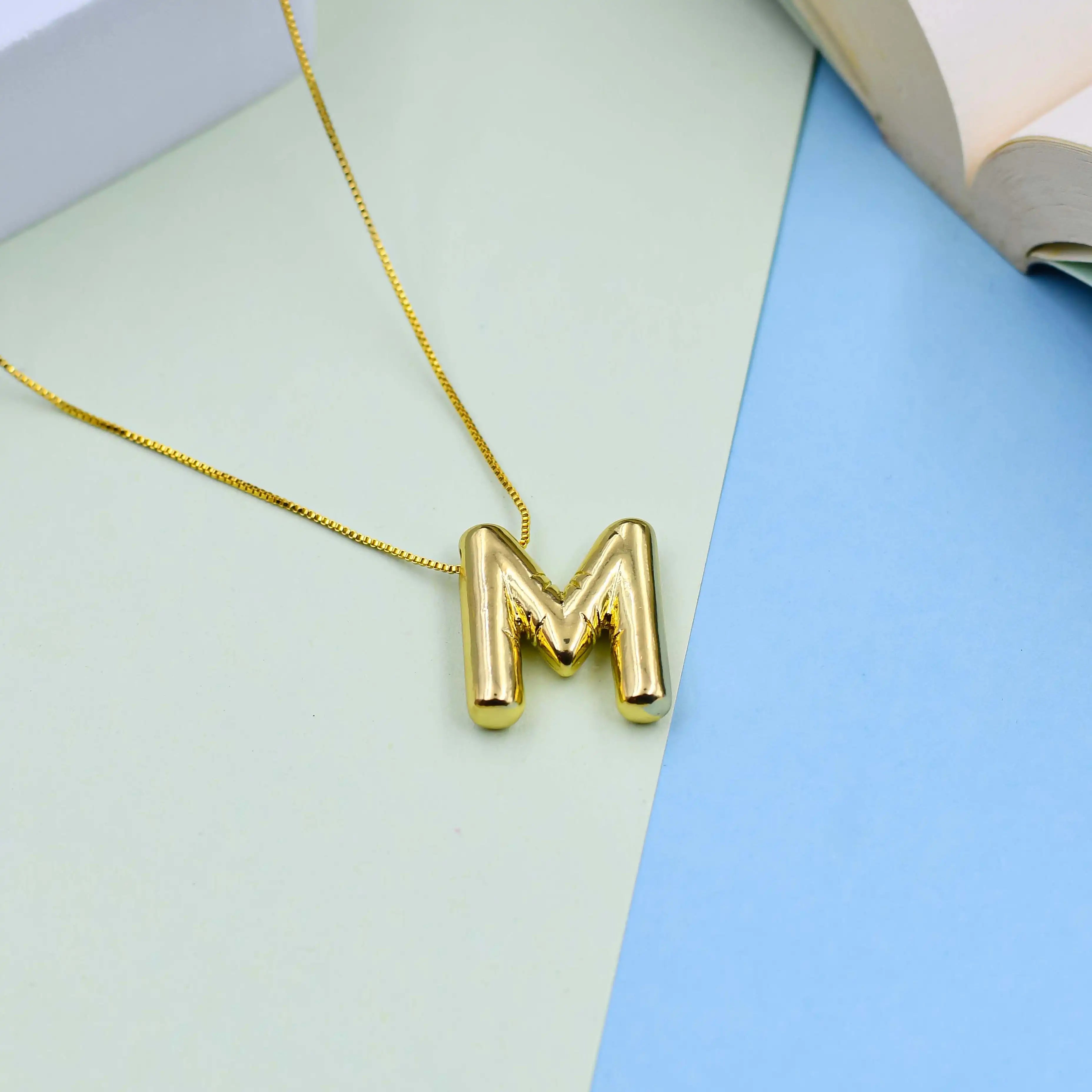 Big Alphabet Pendant Chain