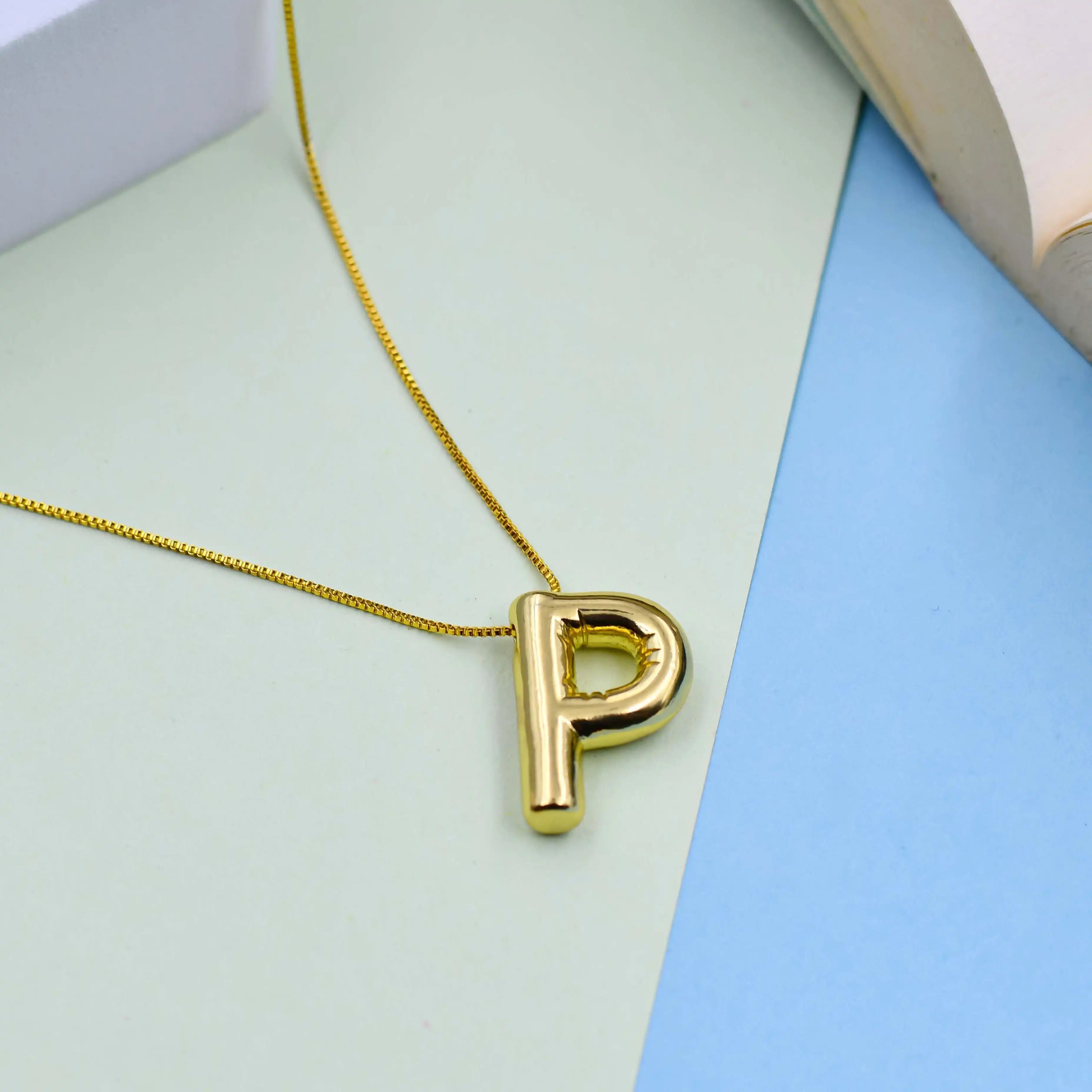 Big Alphabet Pendant Chain