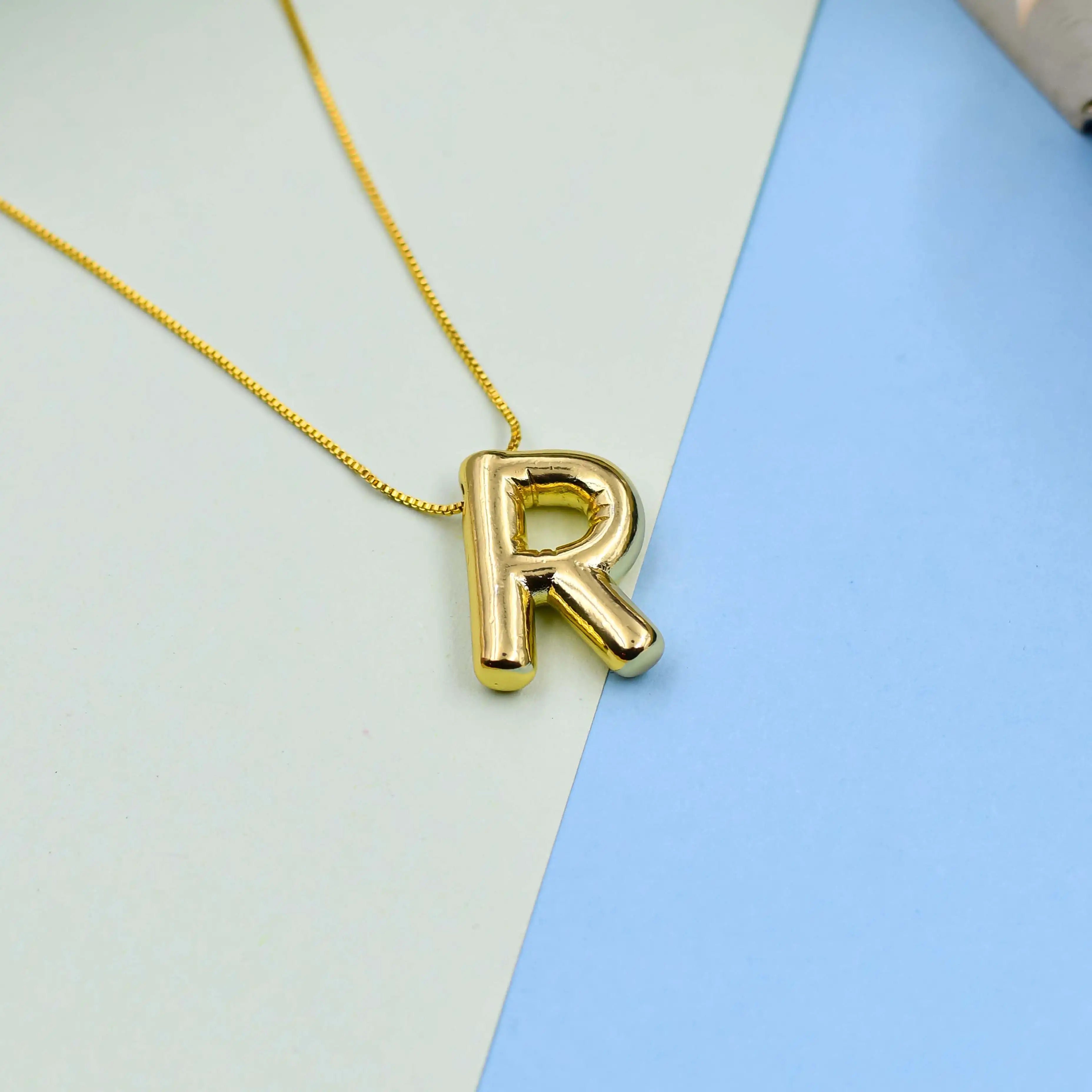 Big Alphabet Pendant Chain