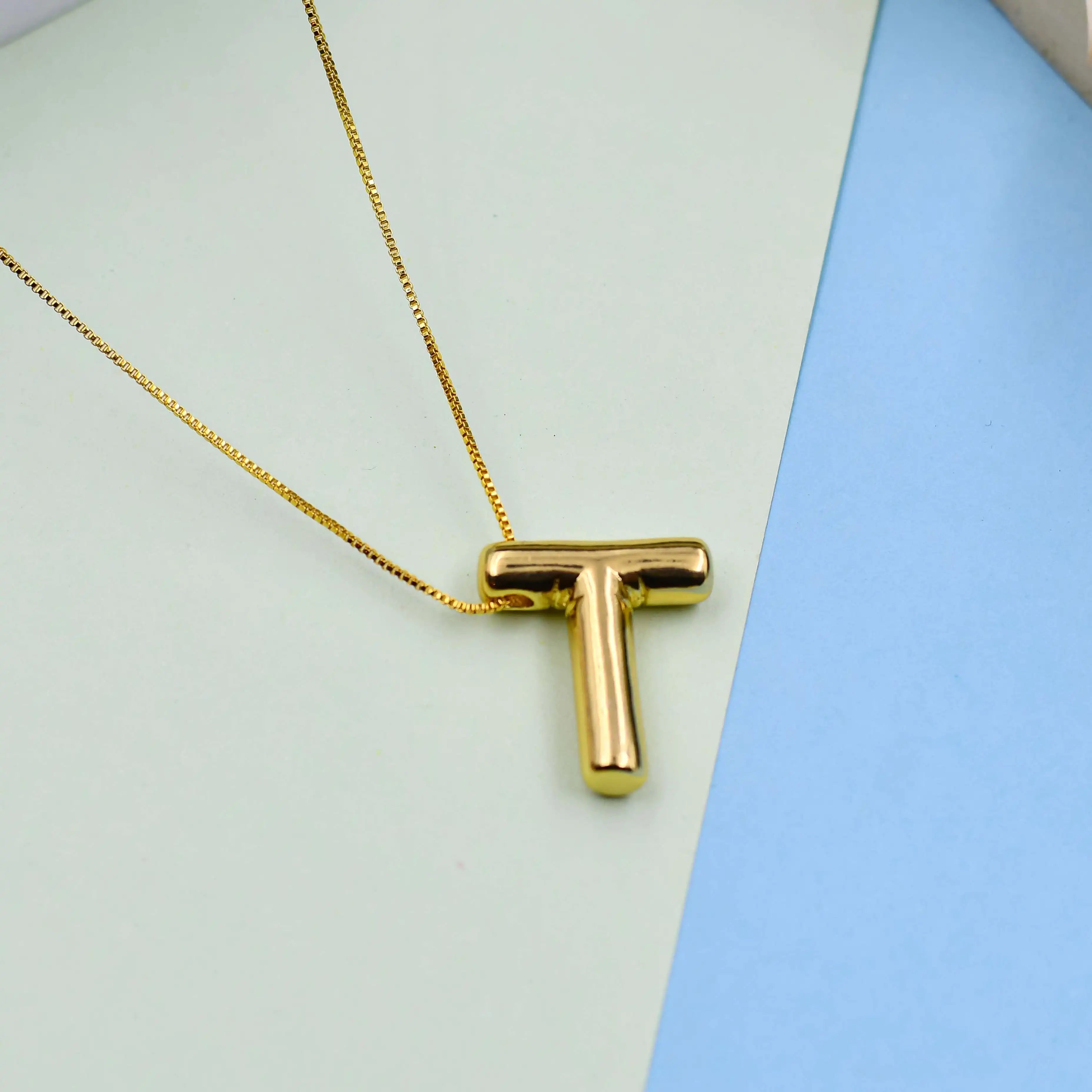 Big Alphabet Pendant Chain