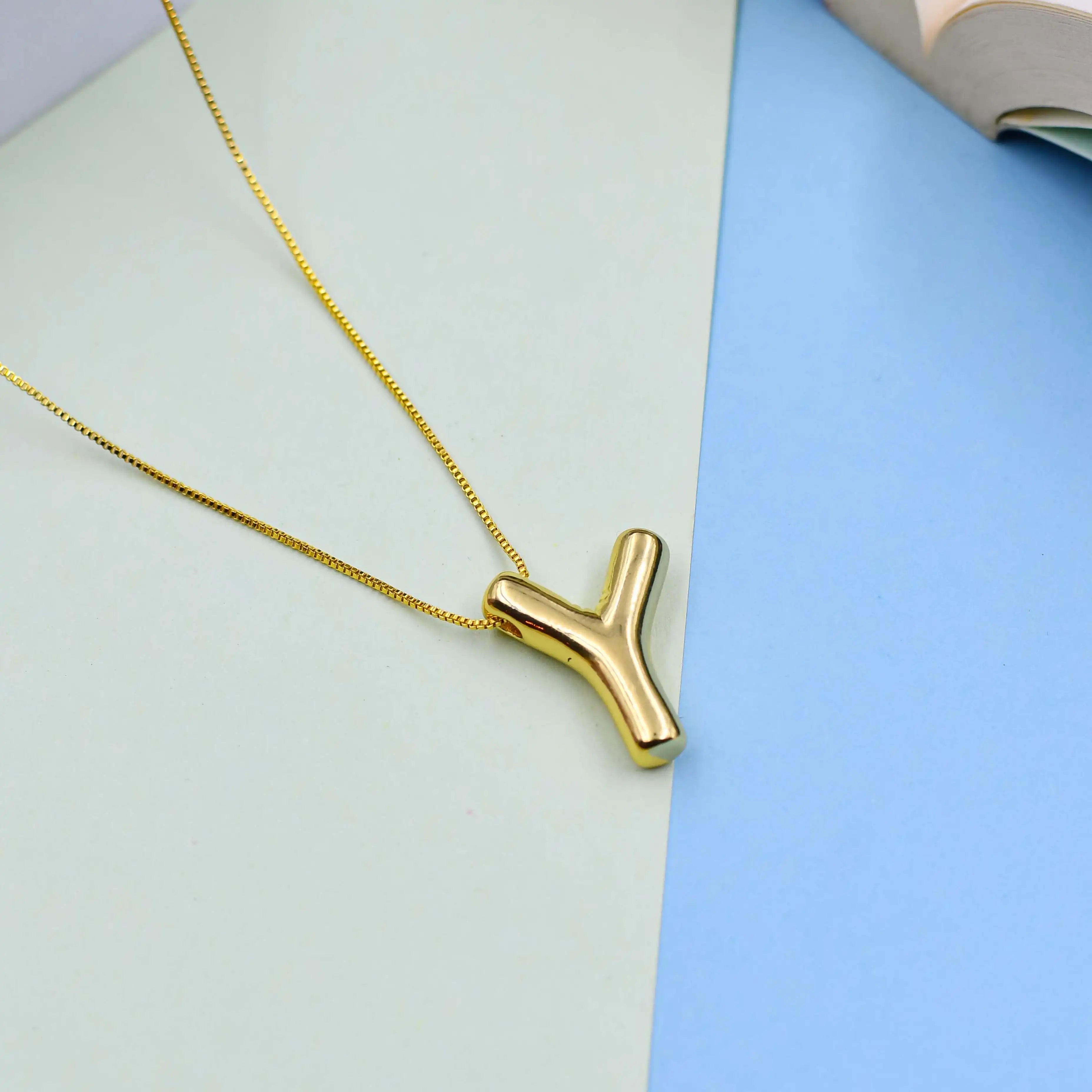 Big Alphabet Pendant Chain