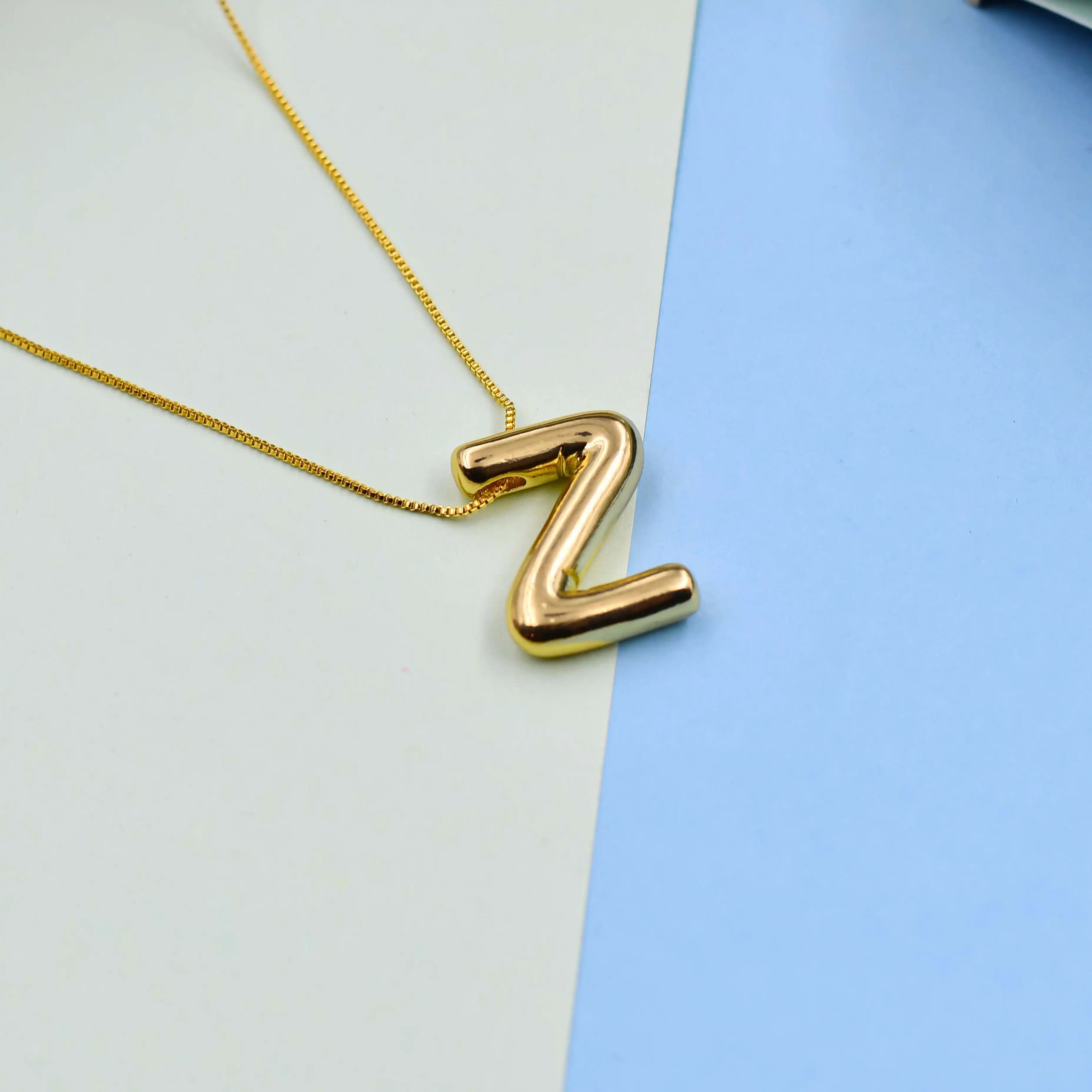 Big Alphabet Pendant Chain