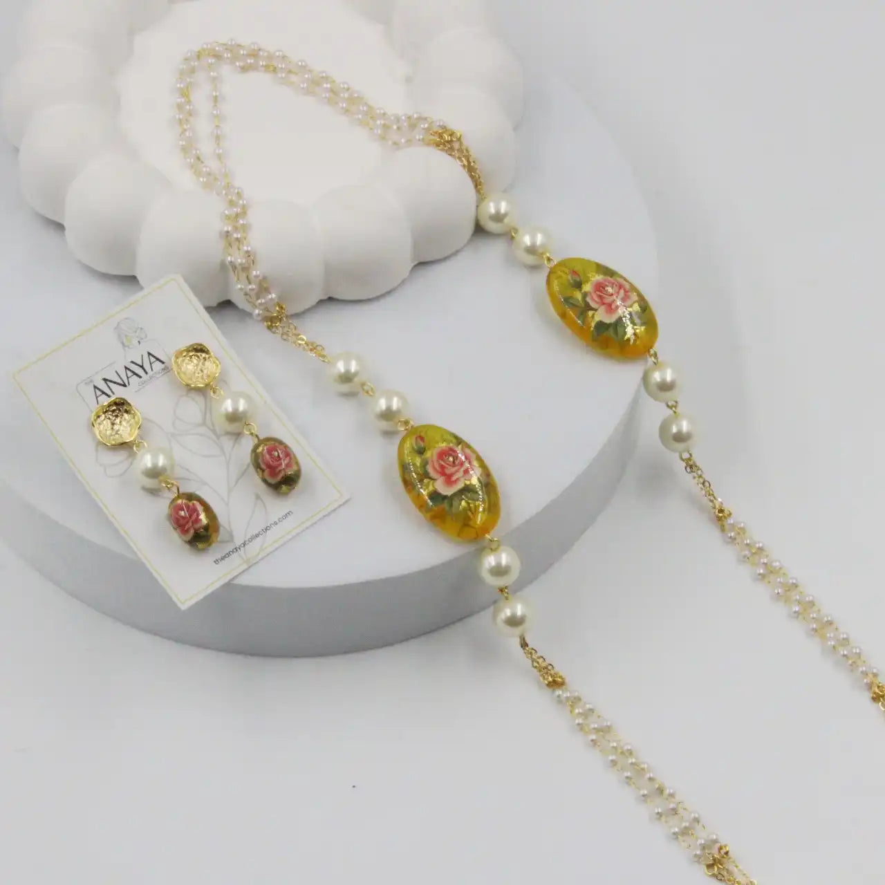 Eternal Bloom Japanese Decal Pearl Set