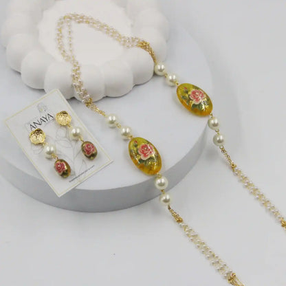 Eternal Bloom Japanese Decal Pearl Set