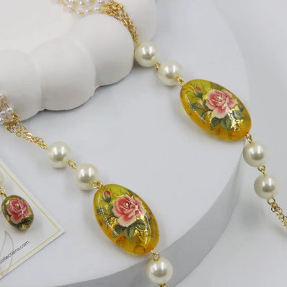 Eternal Bloom Japanese Decal Pearl Set
