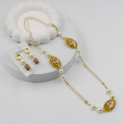 Eternal Bloom Japanese Decal Pearl Set
