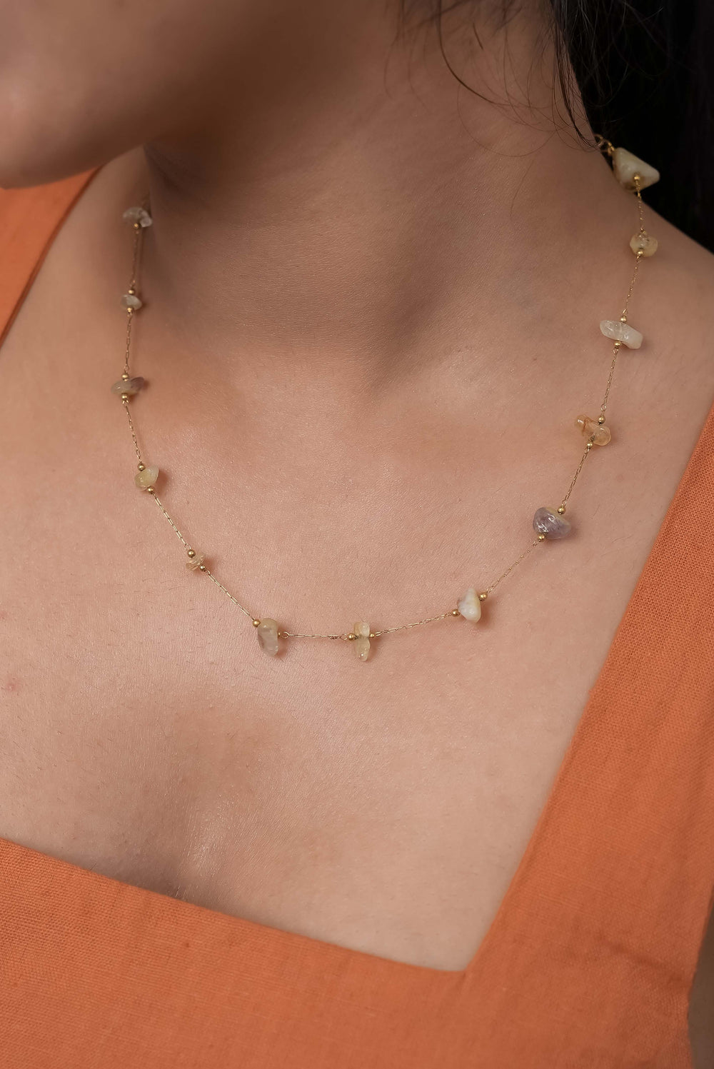 Amethyst Cascade Necklace