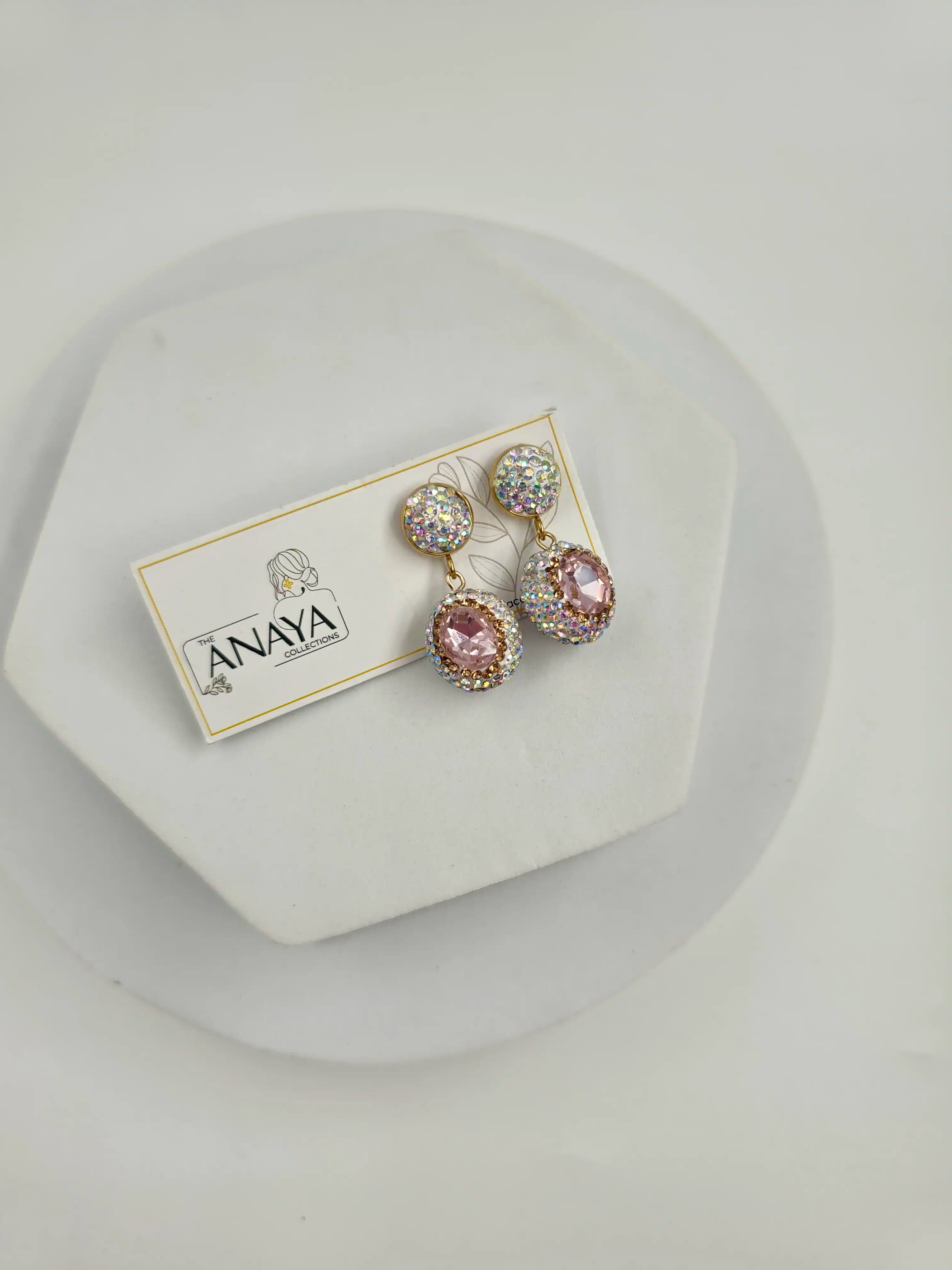 Antler Crystal Marquise Luxury Jewellery Set