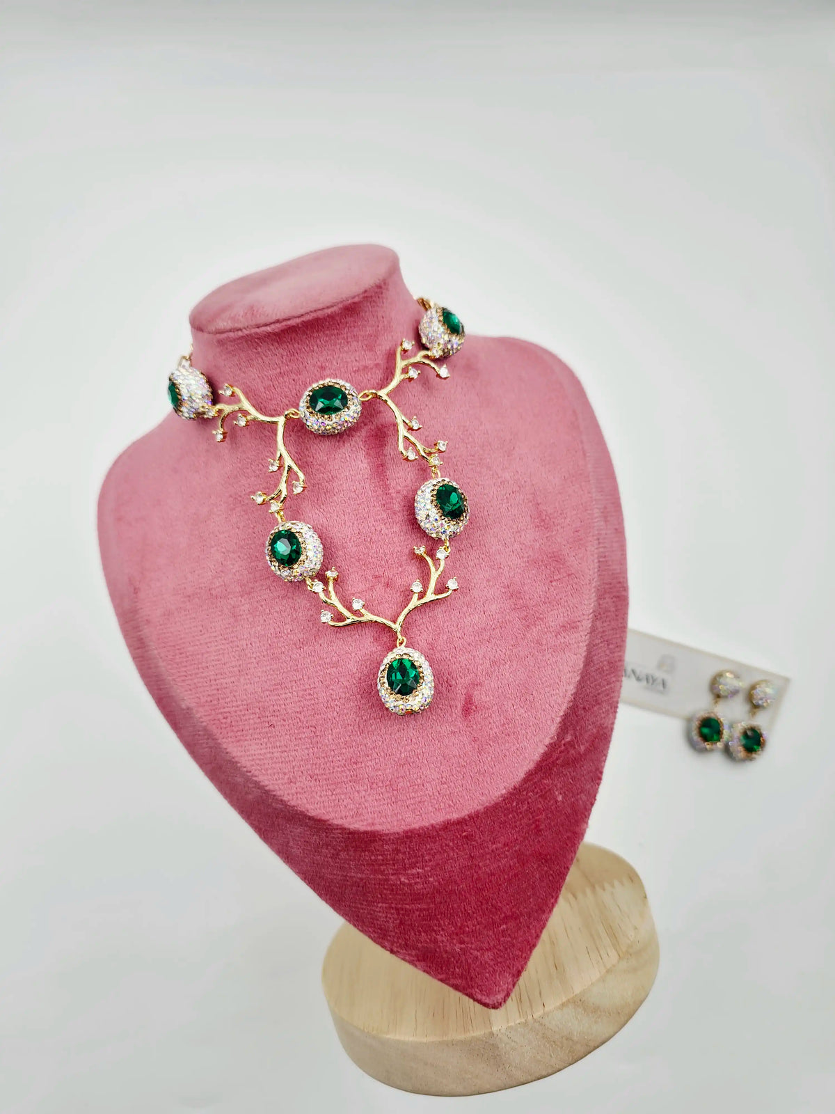 Antler Crystal Marquise Luxury Jewellery Set