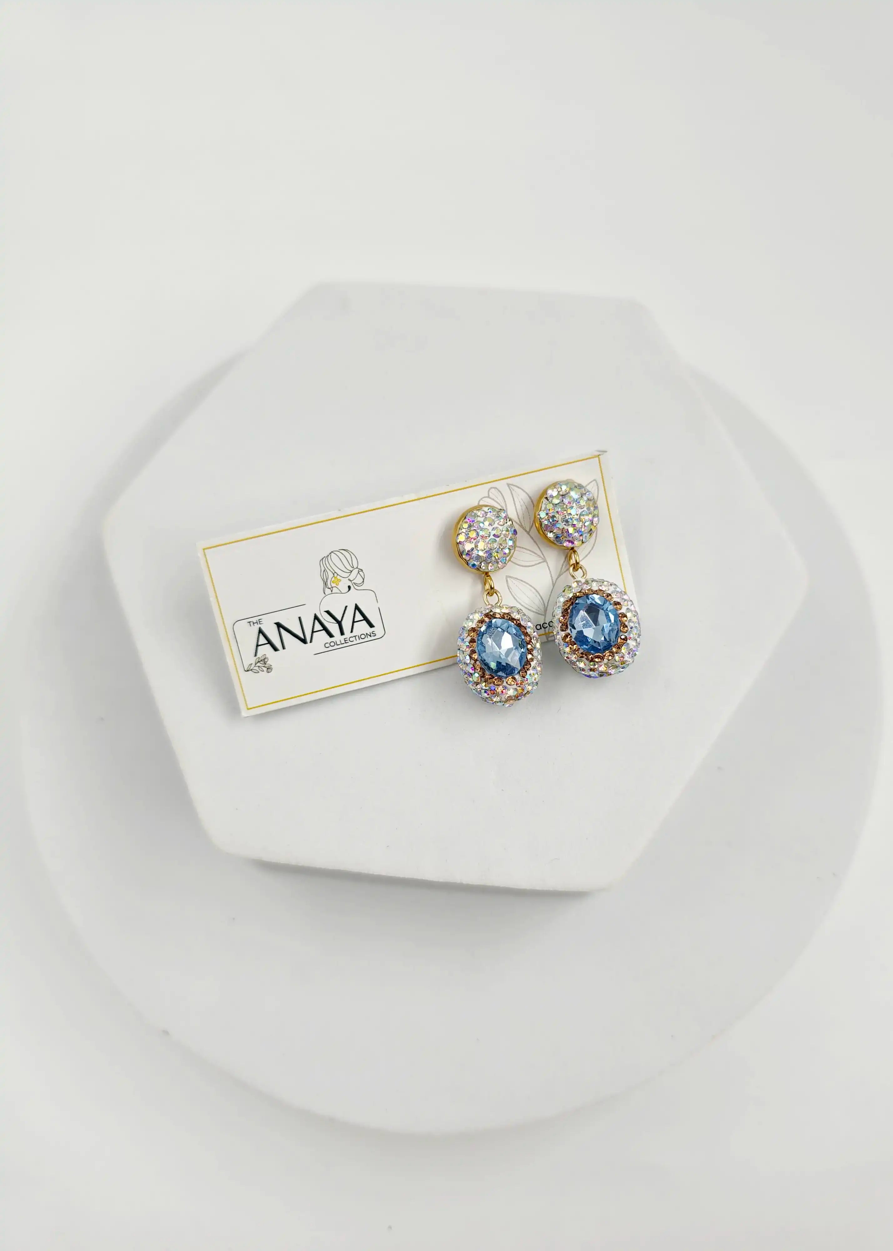 Antler Crystal Marquise Luxury Jewellery Set