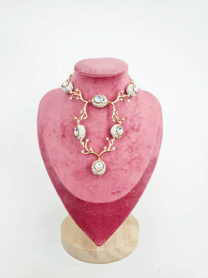 Antler Crystal Marquise Luxury Jewellery Set