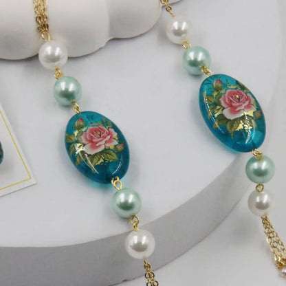 Eternal Bloom Japanese Decal Pearl Set